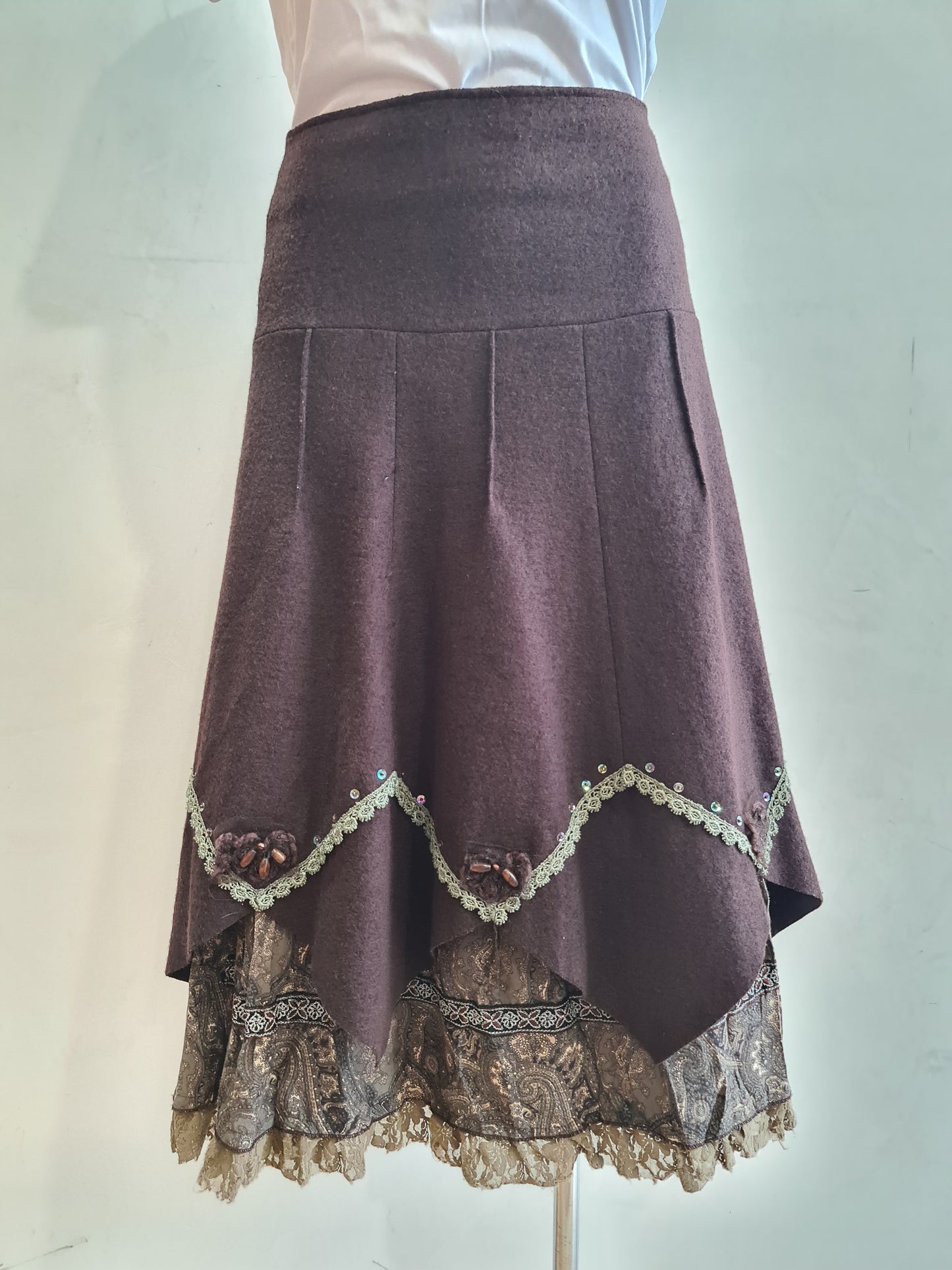 Vintage Boo Radley Brown Skirt - size M