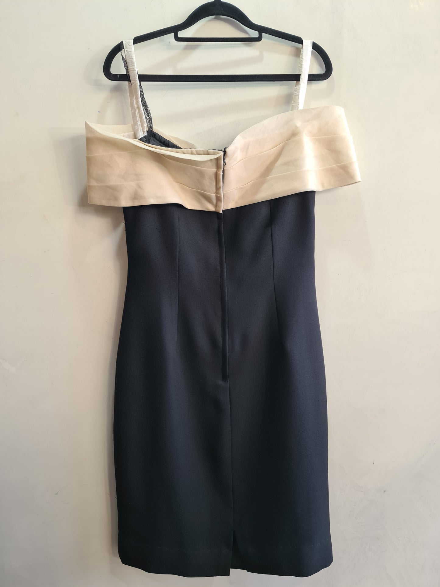 Vintage Aurélie silk evening dress - size s
