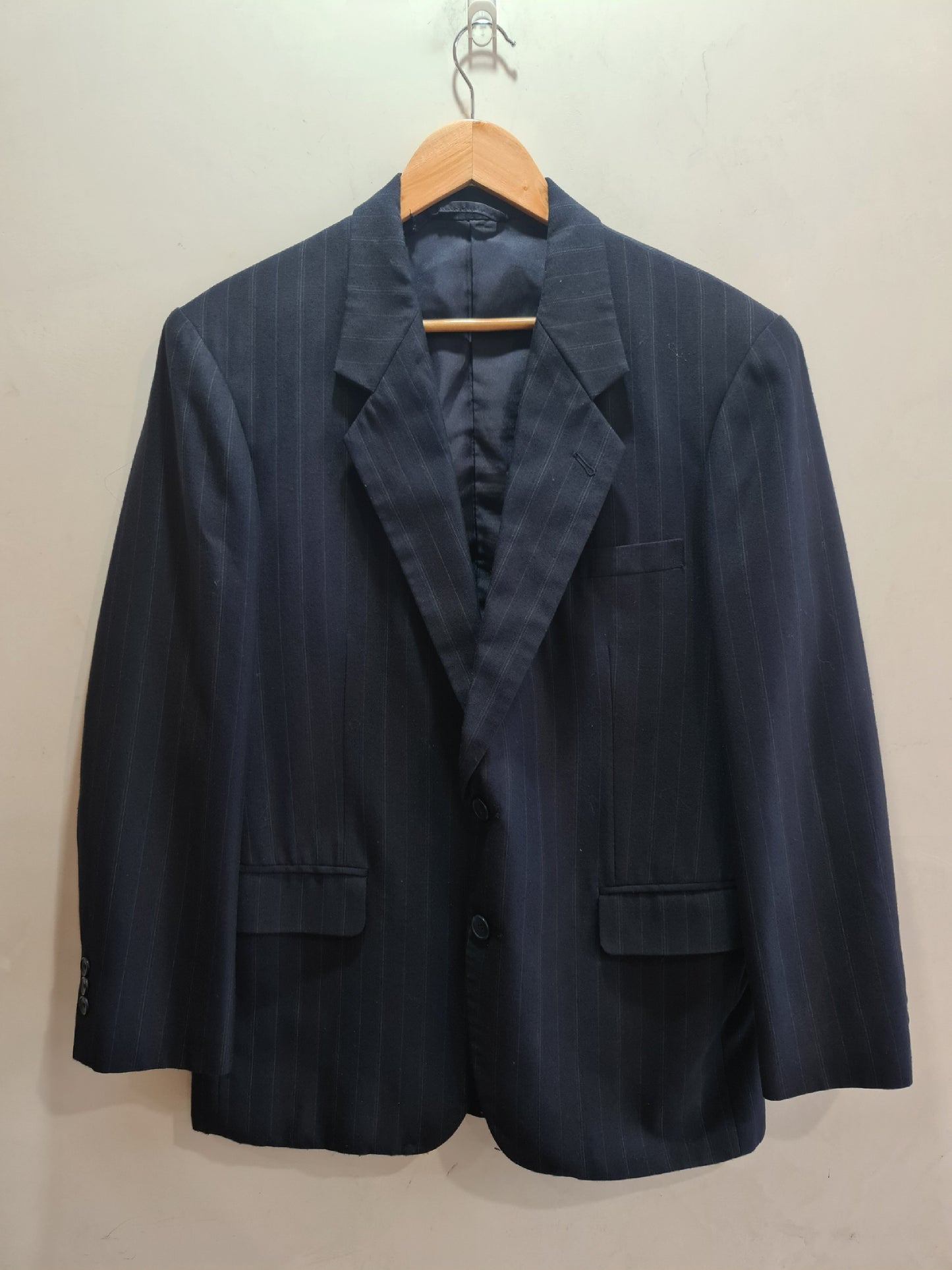 Vintage Murkh Navy Striped Blazer - Size L