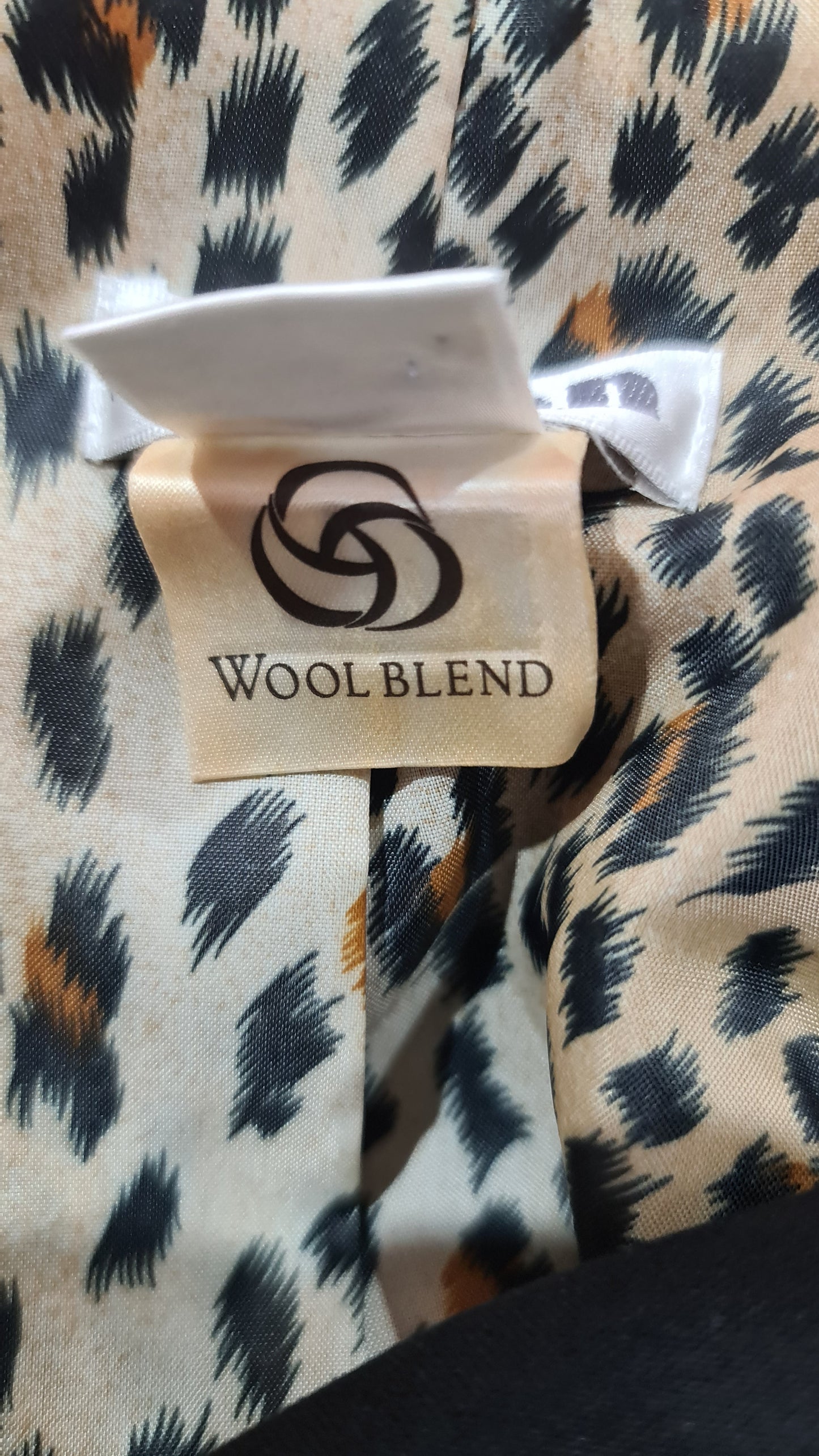 Sussan Black Wool Long Line Jacket -size 12