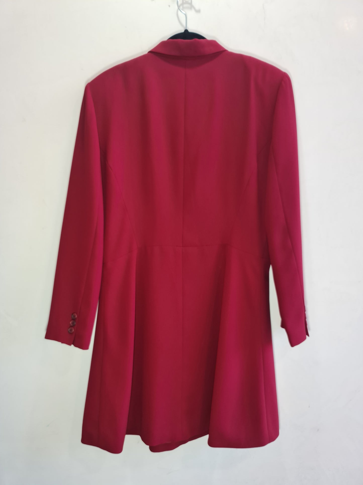 Vintage Malcolm Red Long Jacket- size 12