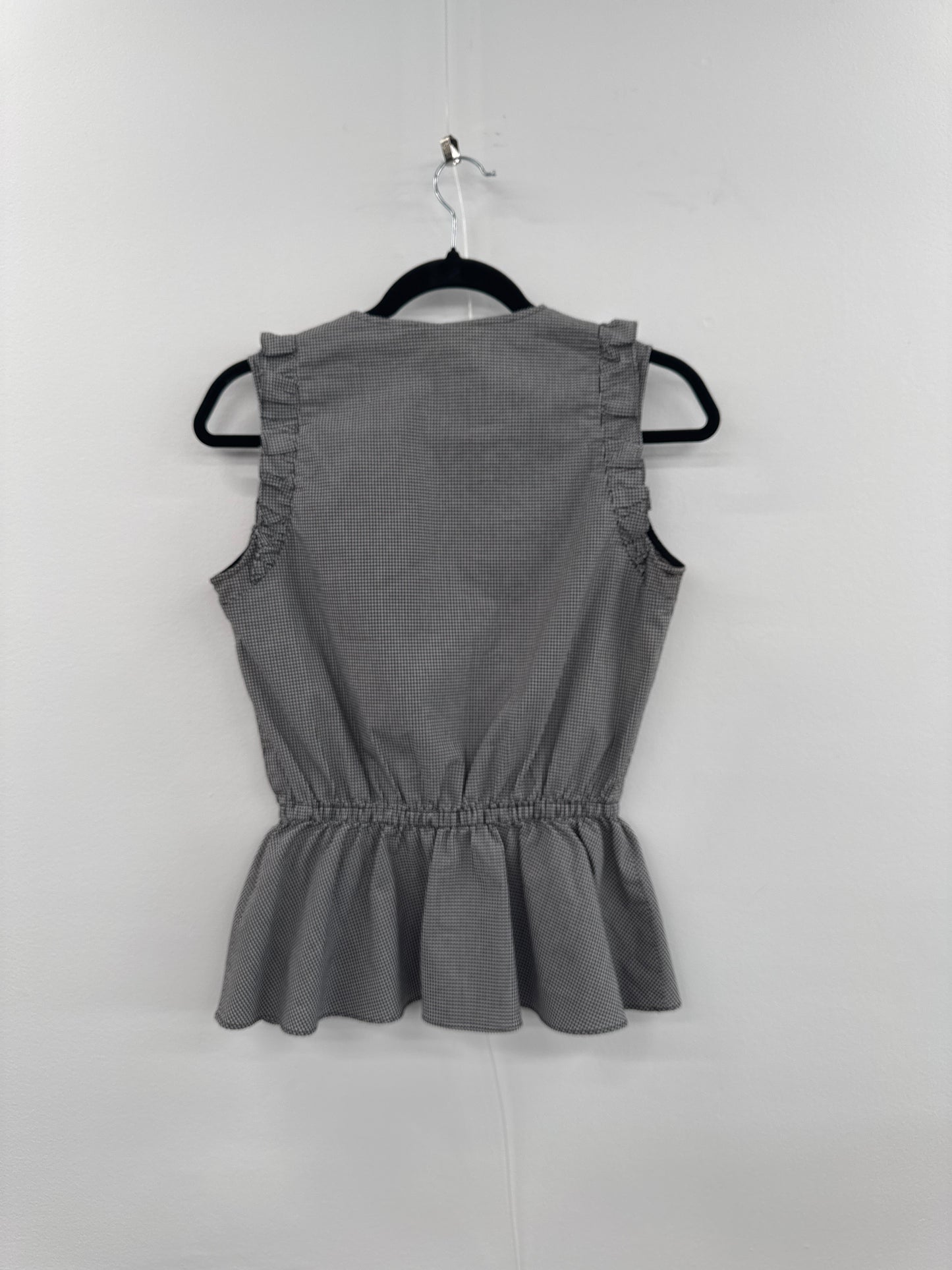 Cue Trang Button Peplum Top - Size 10