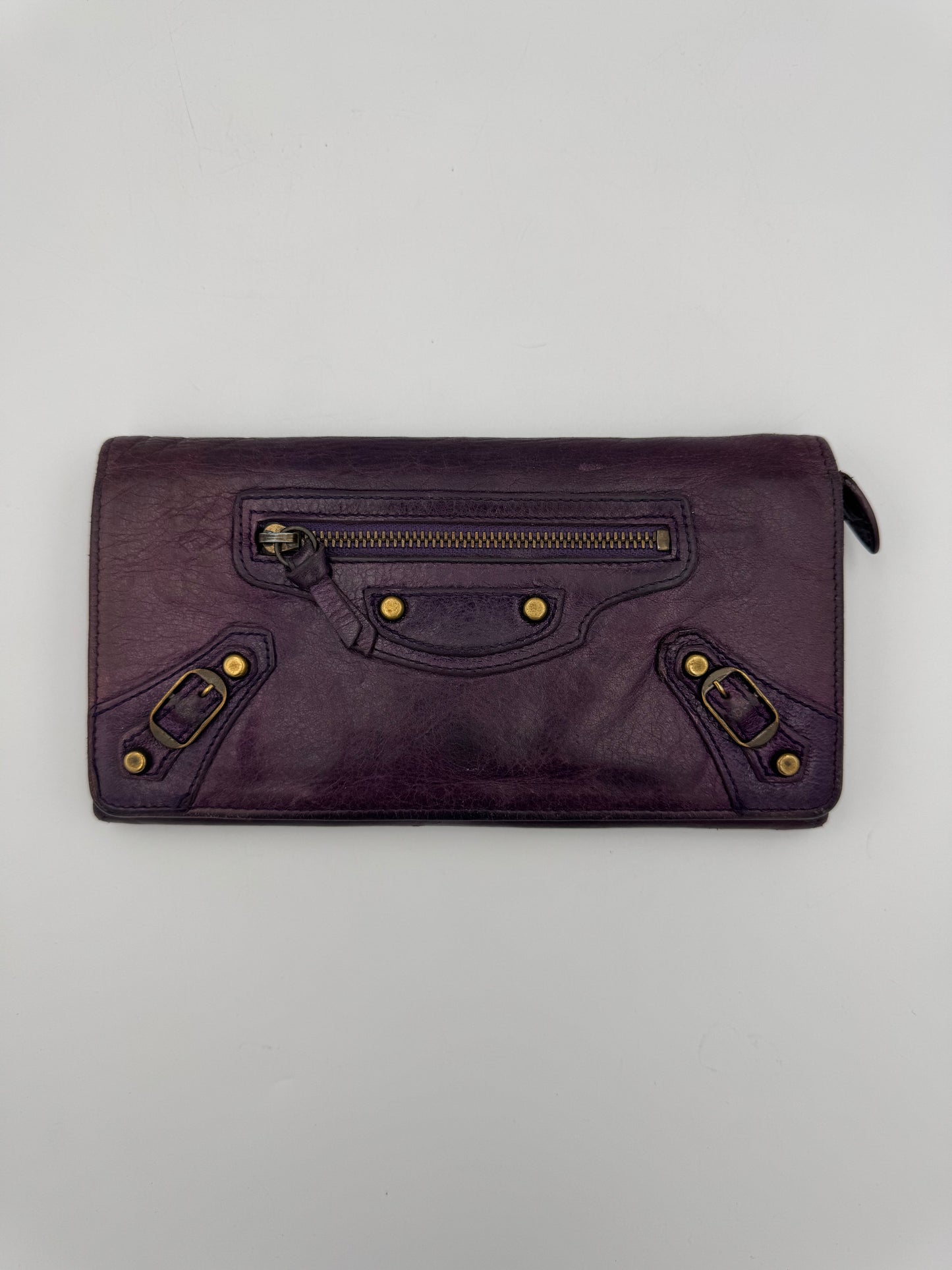 BALENCIAGA Purple Wallet