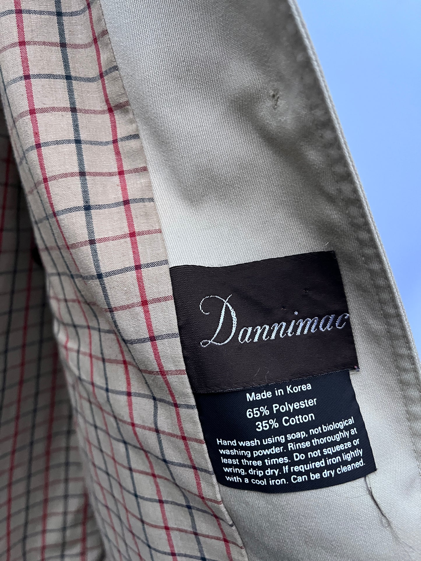 Vintage Dannimac Beige Light Jacket XS/S