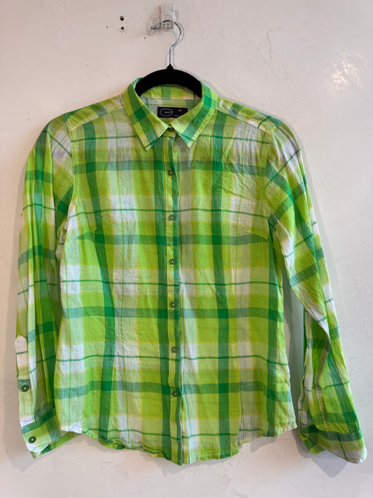 Shojo Green Check Shirt - size XS