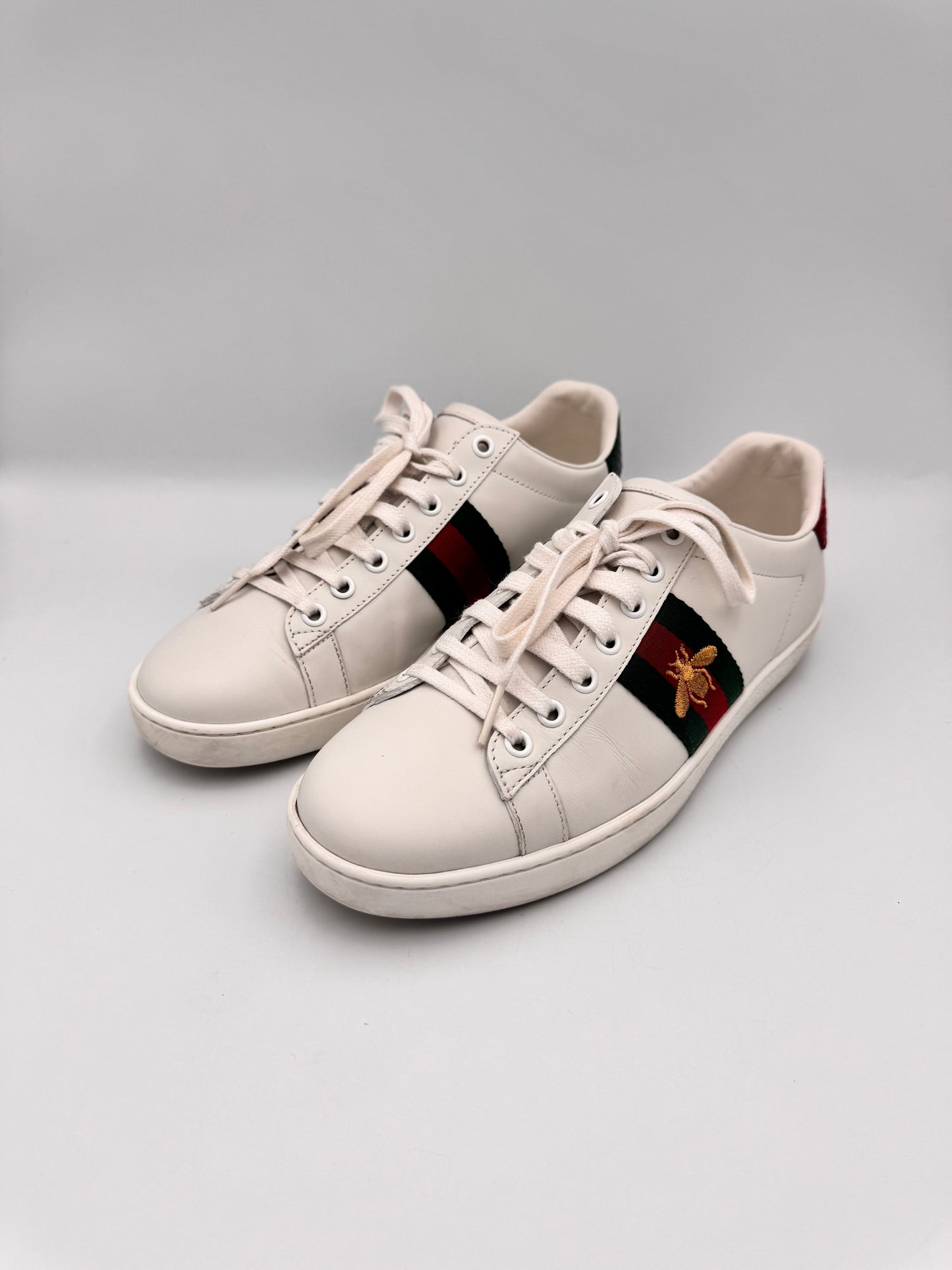 GUCCI Ace Trainer White Size 38 comes with Full Set