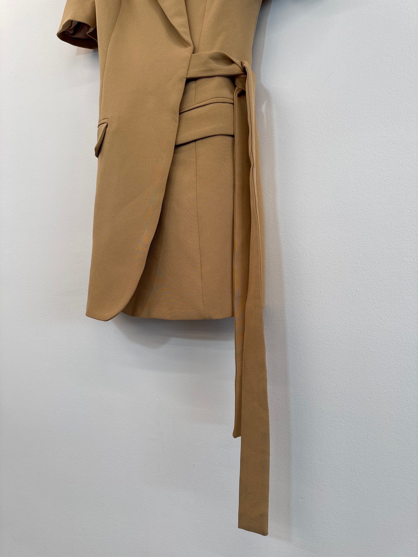 Bianca And Bridgett Camel Blazer Dress - Size 8