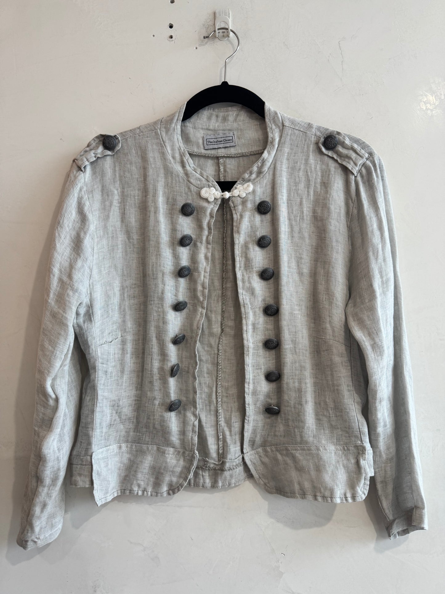 Italian Closet Napoleon Linen Top - size S