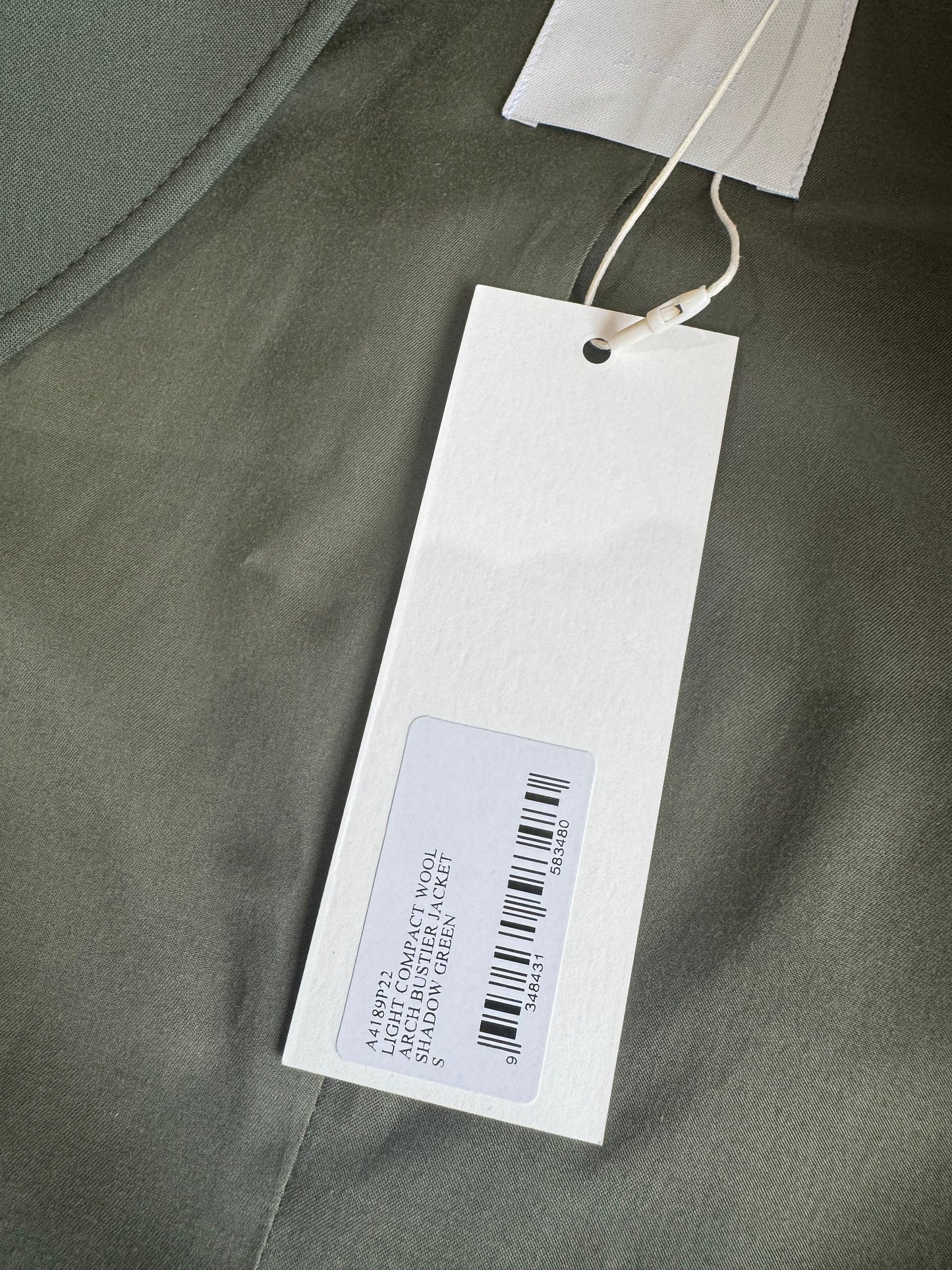 Dion Lee Khaki Corset Jacket - size S