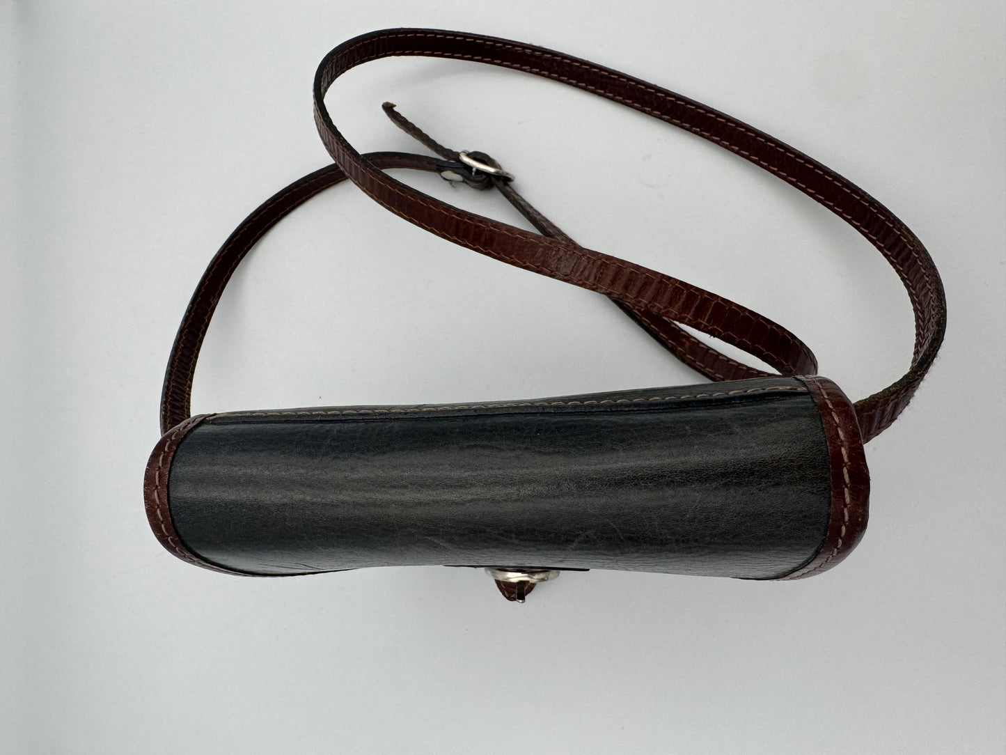 Vintage Vera Pelle Teal Mini Crossbody