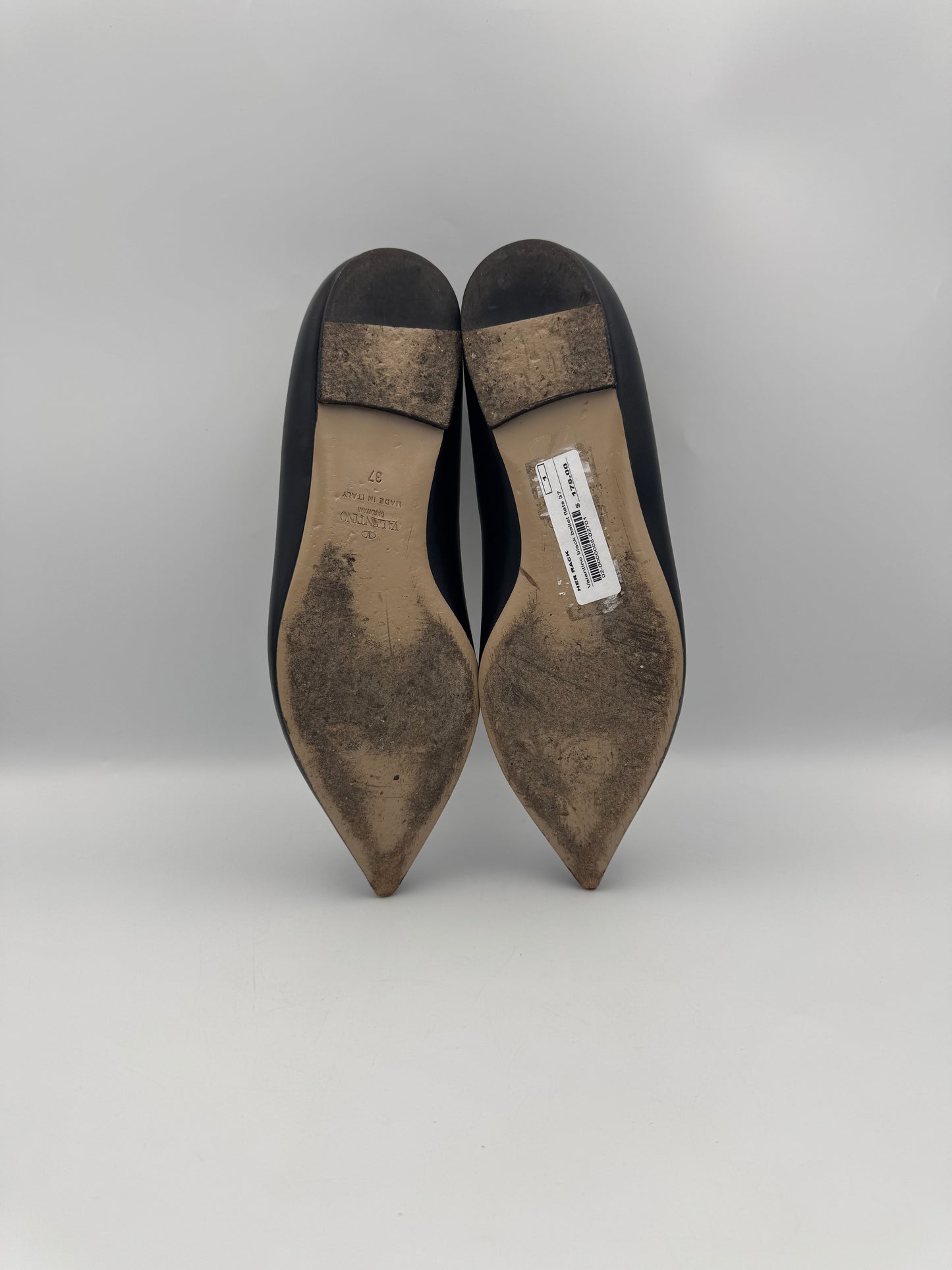 Valentino Black Ballet Flats Size 37