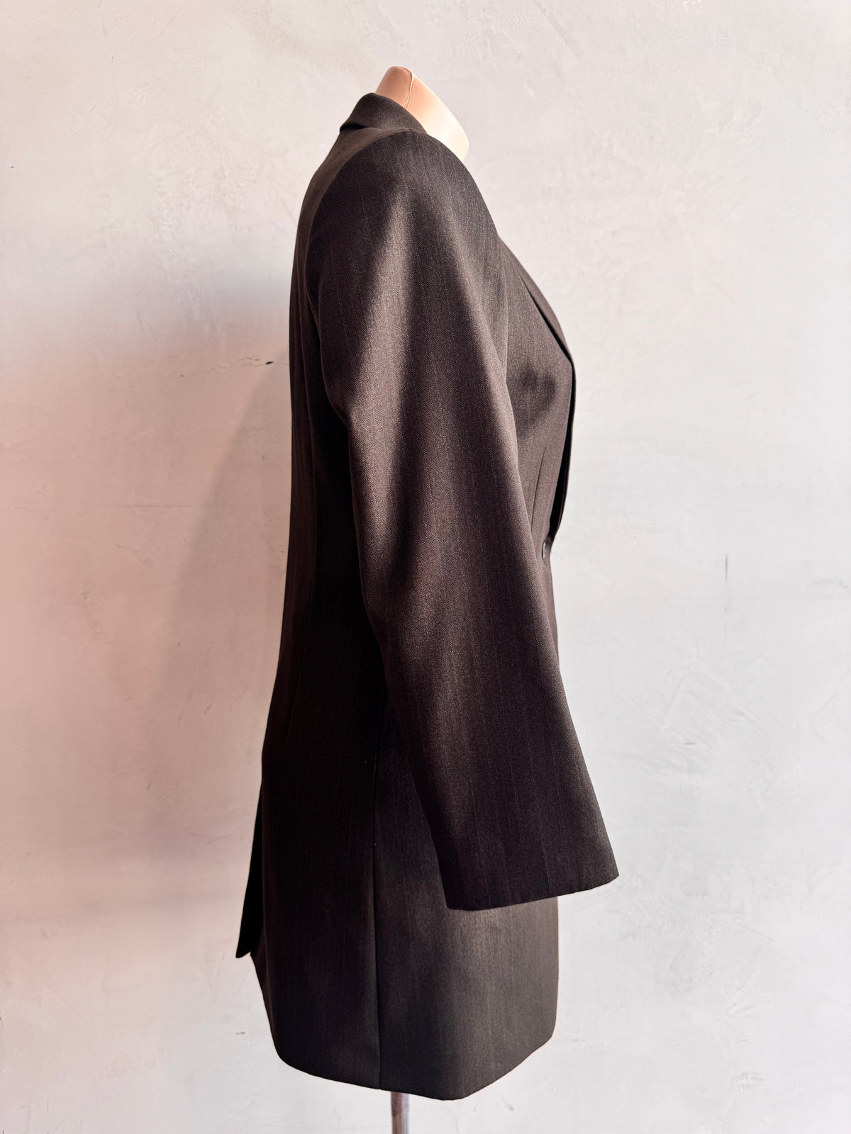 Brown Long Blazer - size S