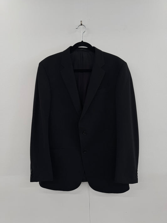 Armani Black Wool Blazer - Size L