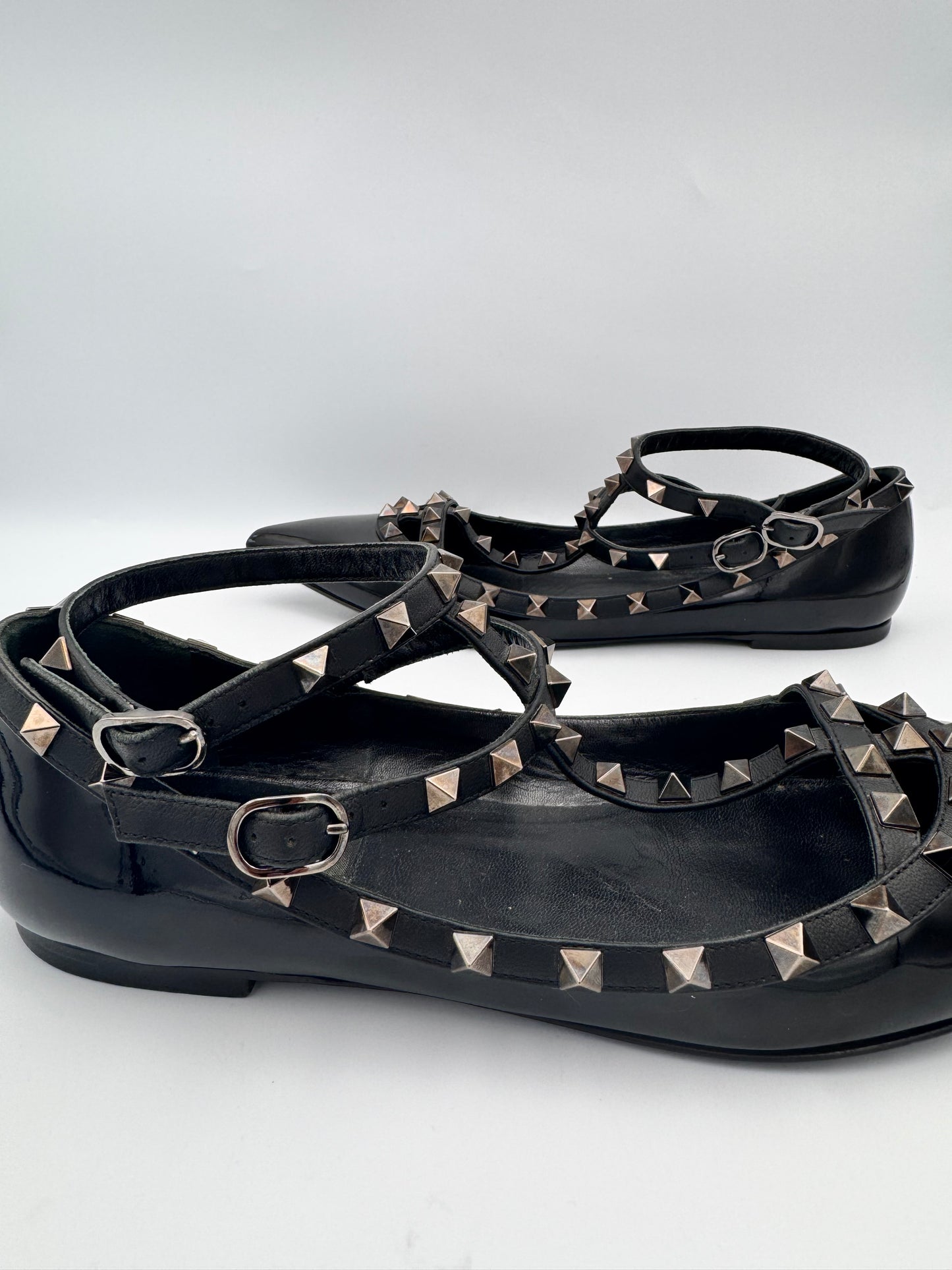 Valentino Studded Flats Size 39.5