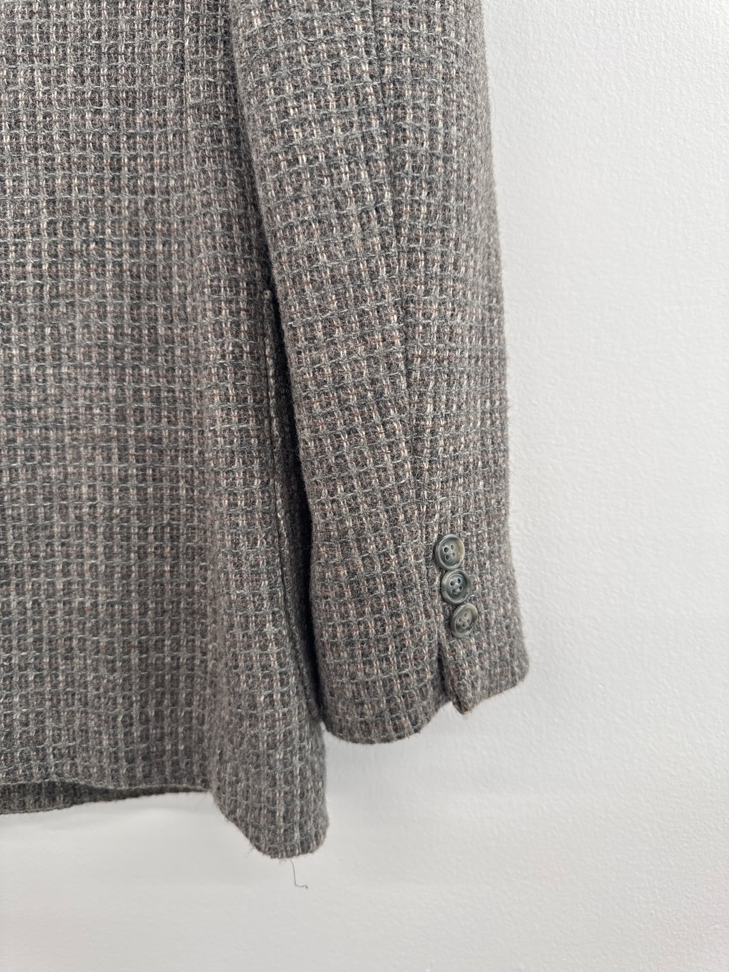 Vintage St. Martin Grey Tweed Blazer - Size 34