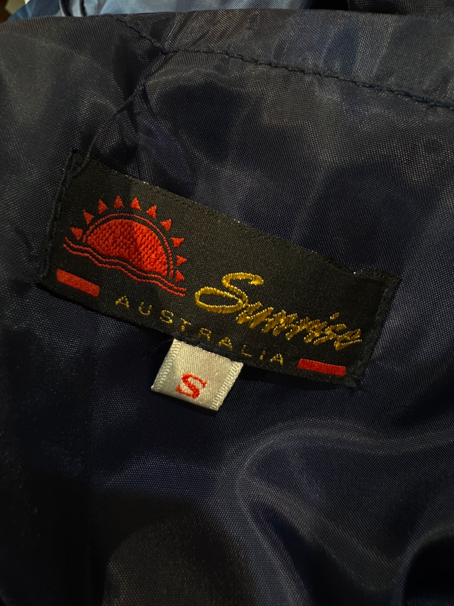 Vintage Sunrise navy blue blazer - size S