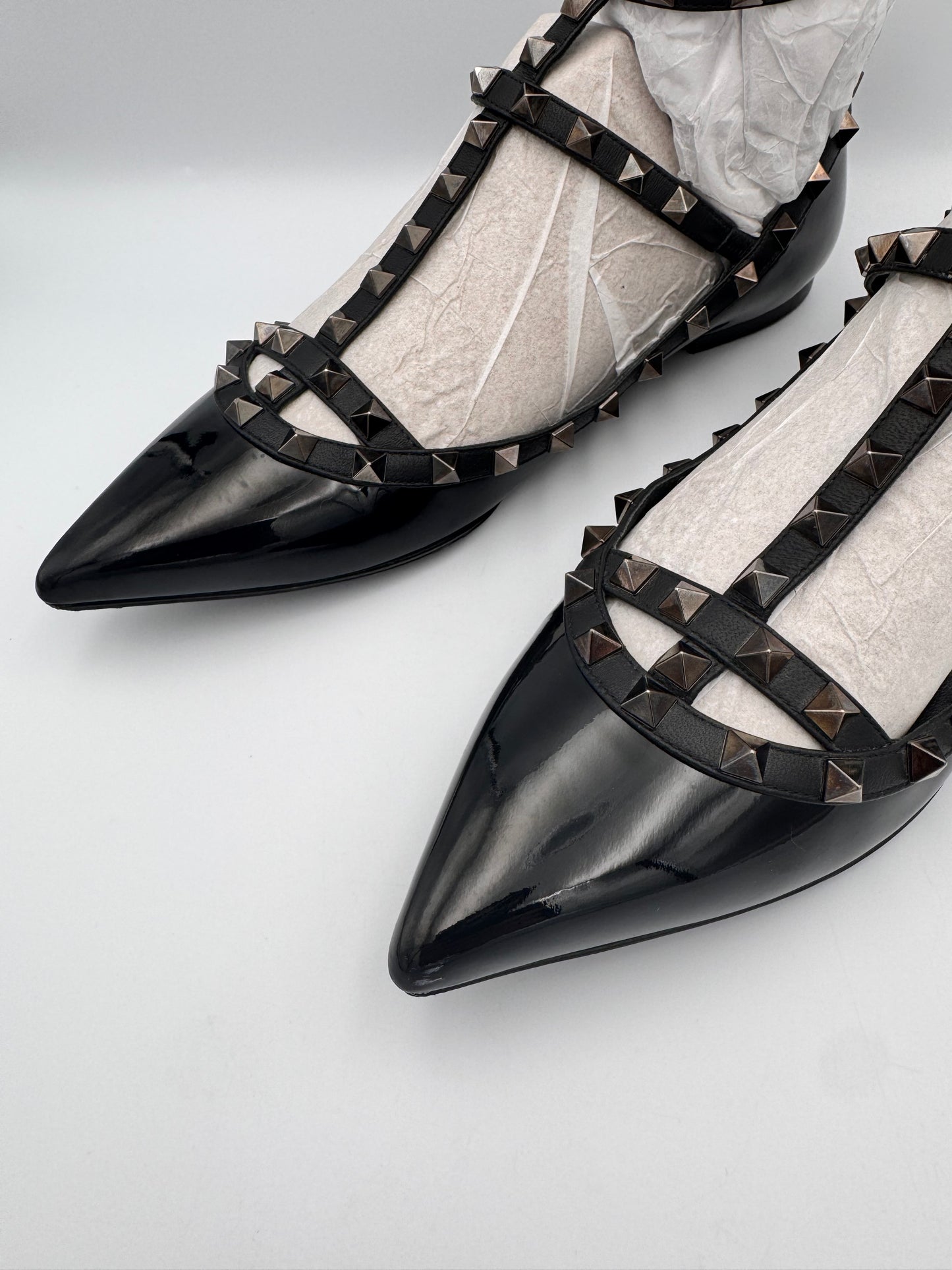 Valentino Studded Flats Size 39.5