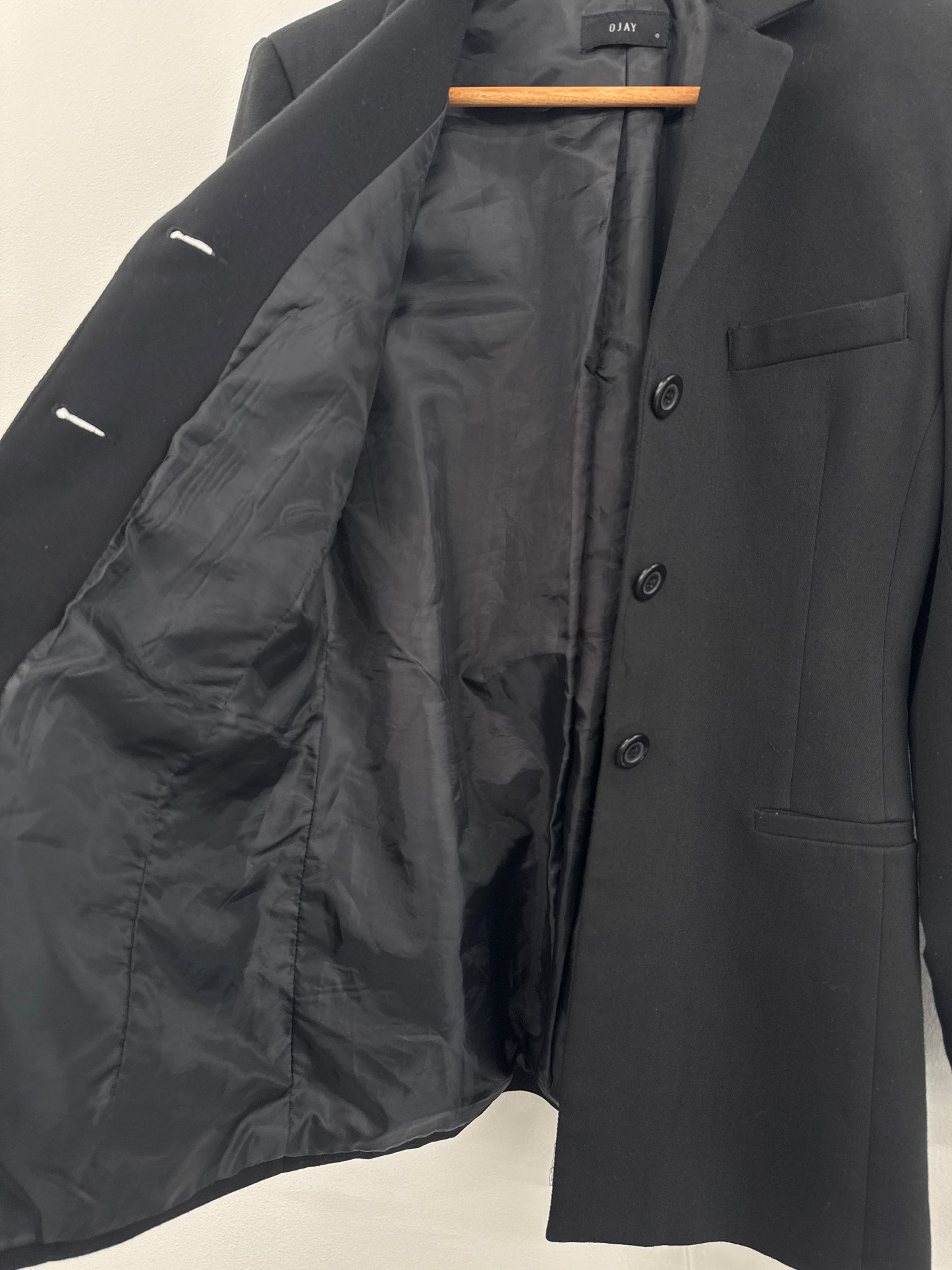 Vintage OJAY Black Jacket - size 8