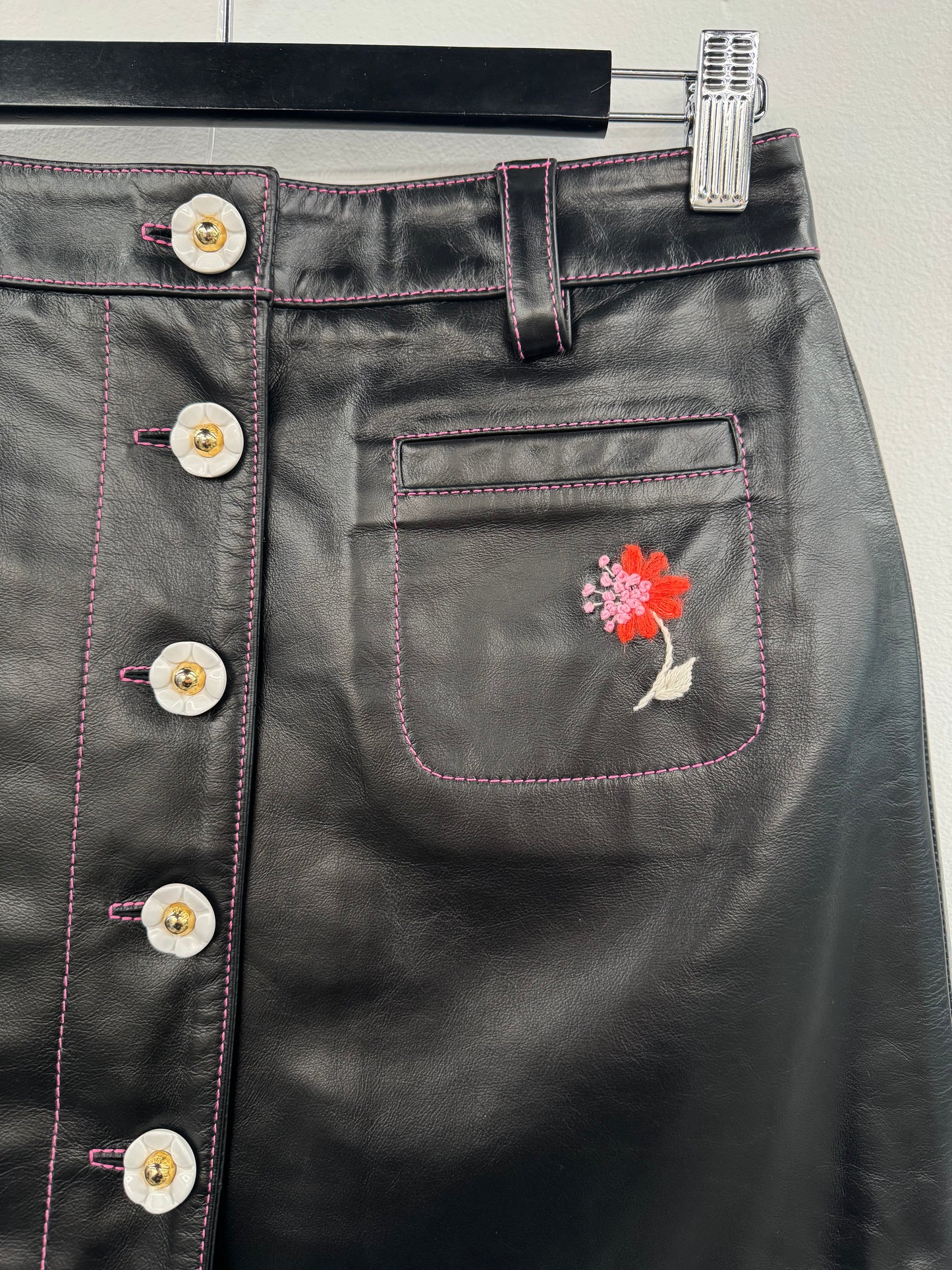 Cormio Leather Skirt Sz Small