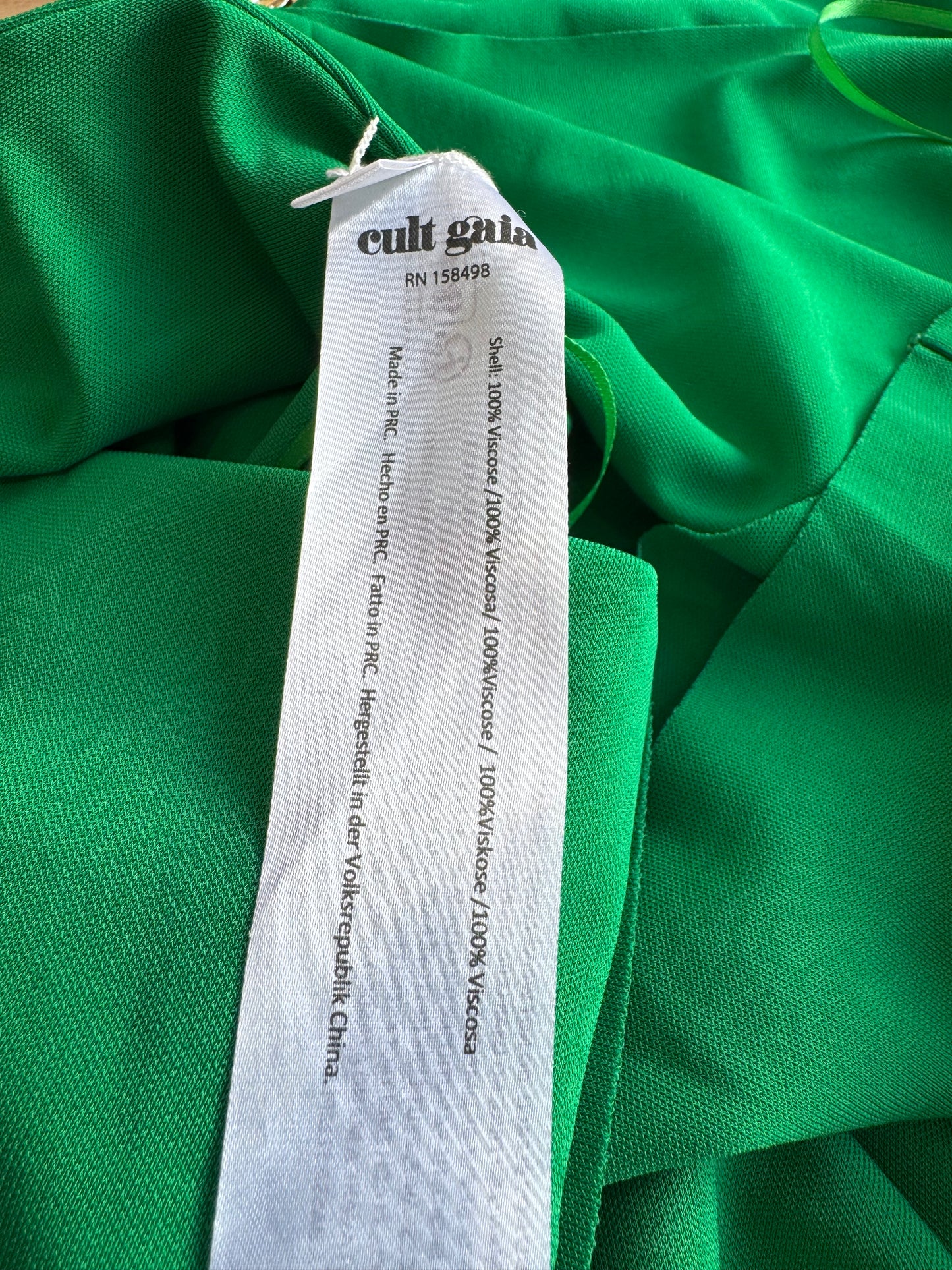 Cult Gaia Val Malachite dress (NWT) - size M