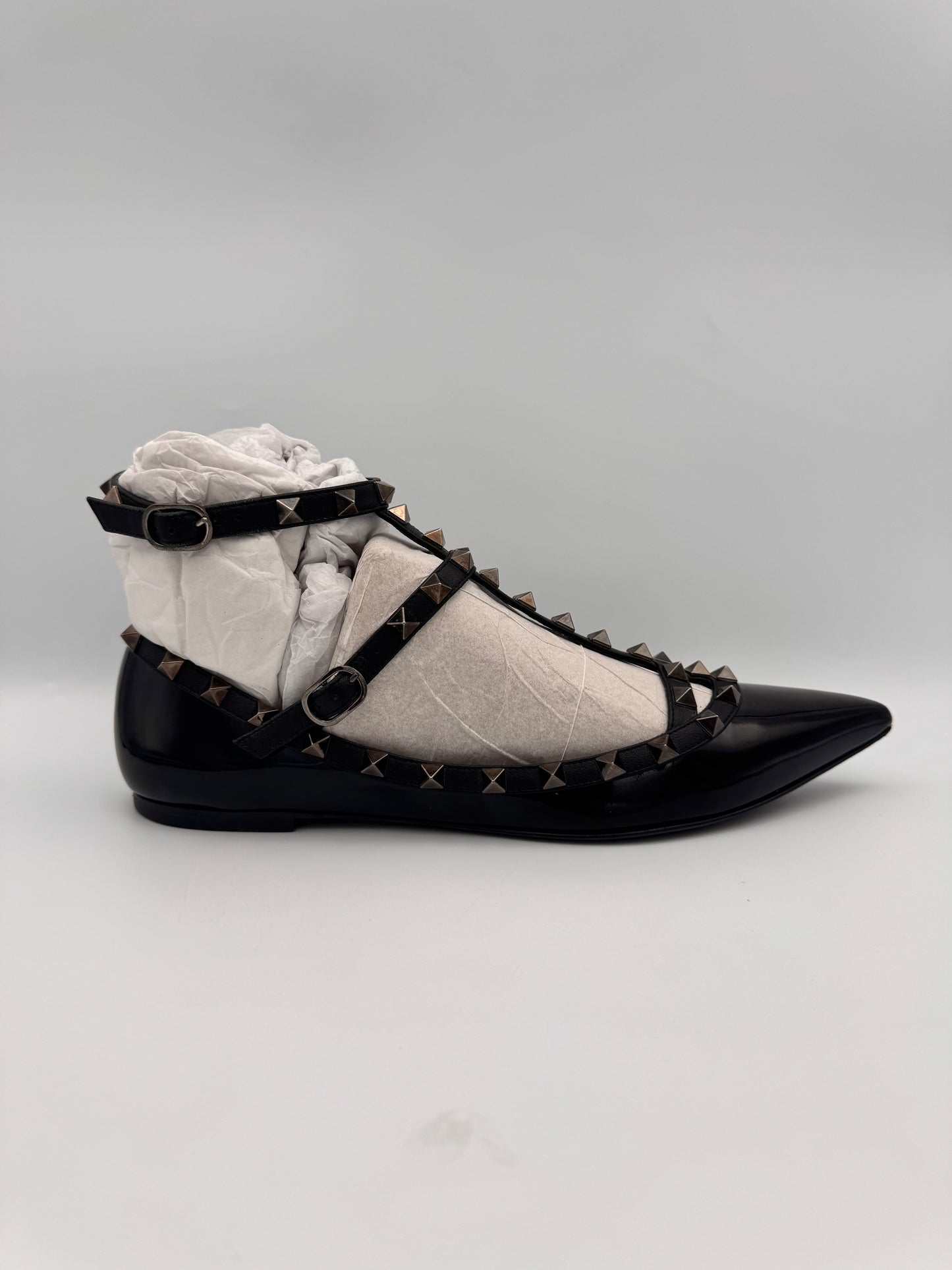 Valentino Studded Flats Size 39.5