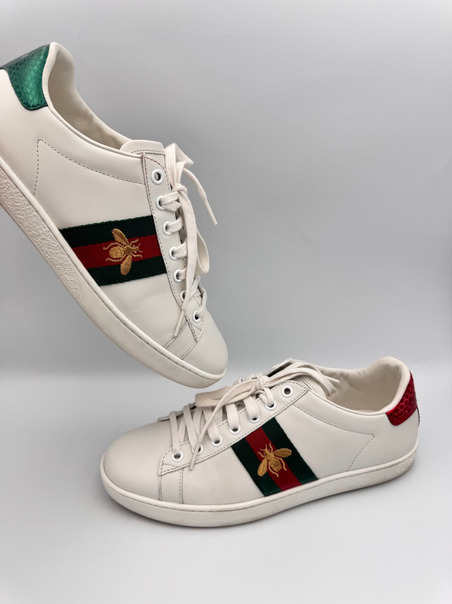 GUCCI Ace Trainer White Size 38 comes with Full Set