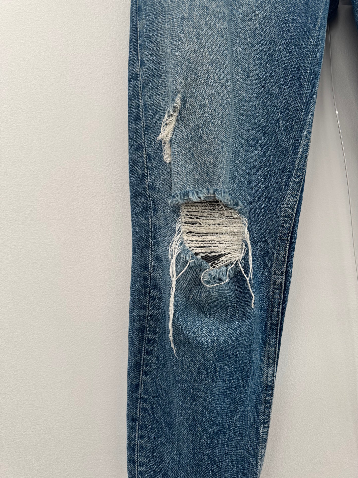Rails Blue Distressed Jeans - Size 8