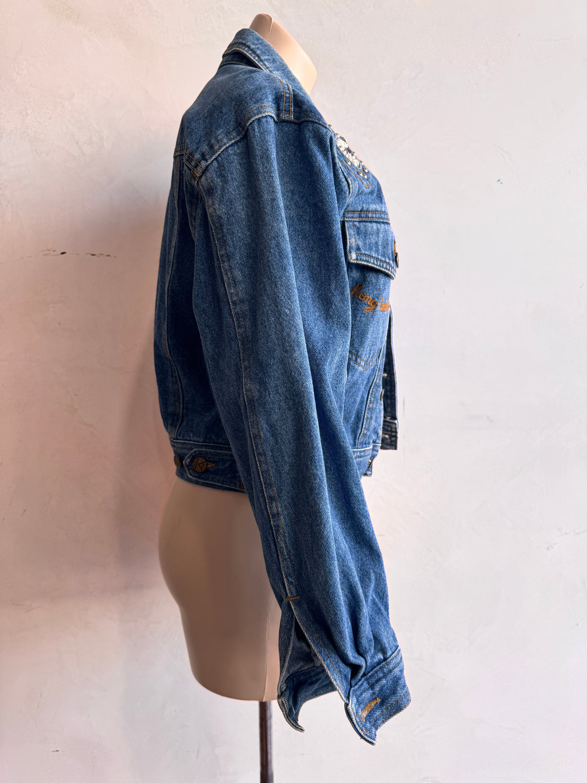 Vintage King Loon embellished denim Jacket - size M