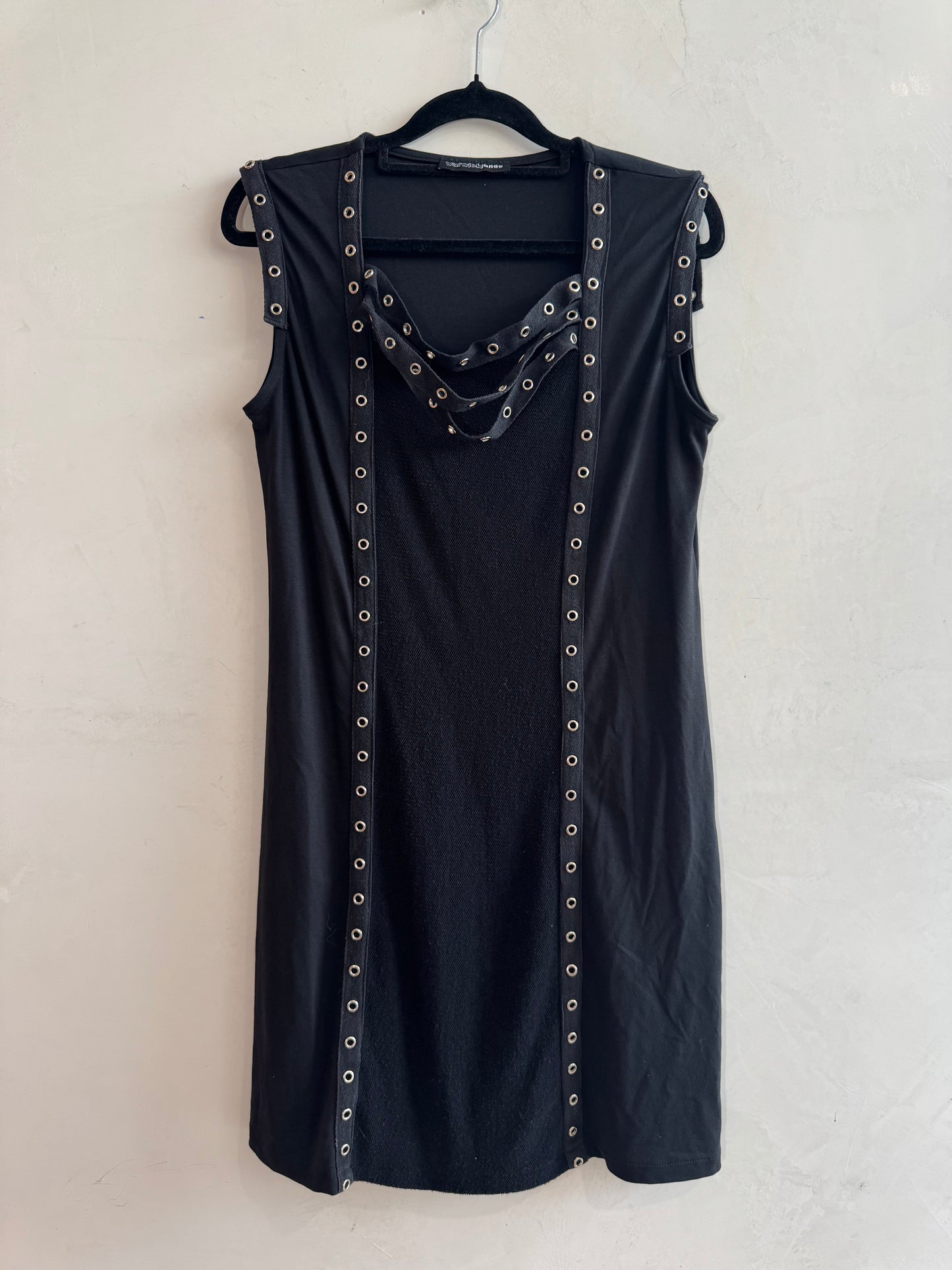 WarwickJones Black Studded Dress - size 12