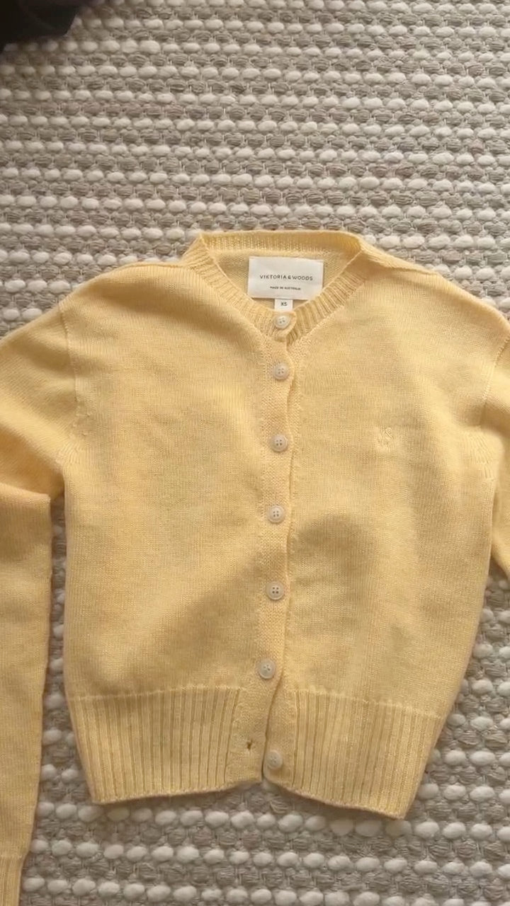 Yellow Viktoria & Woods Yellow Cardigan - size XS Size