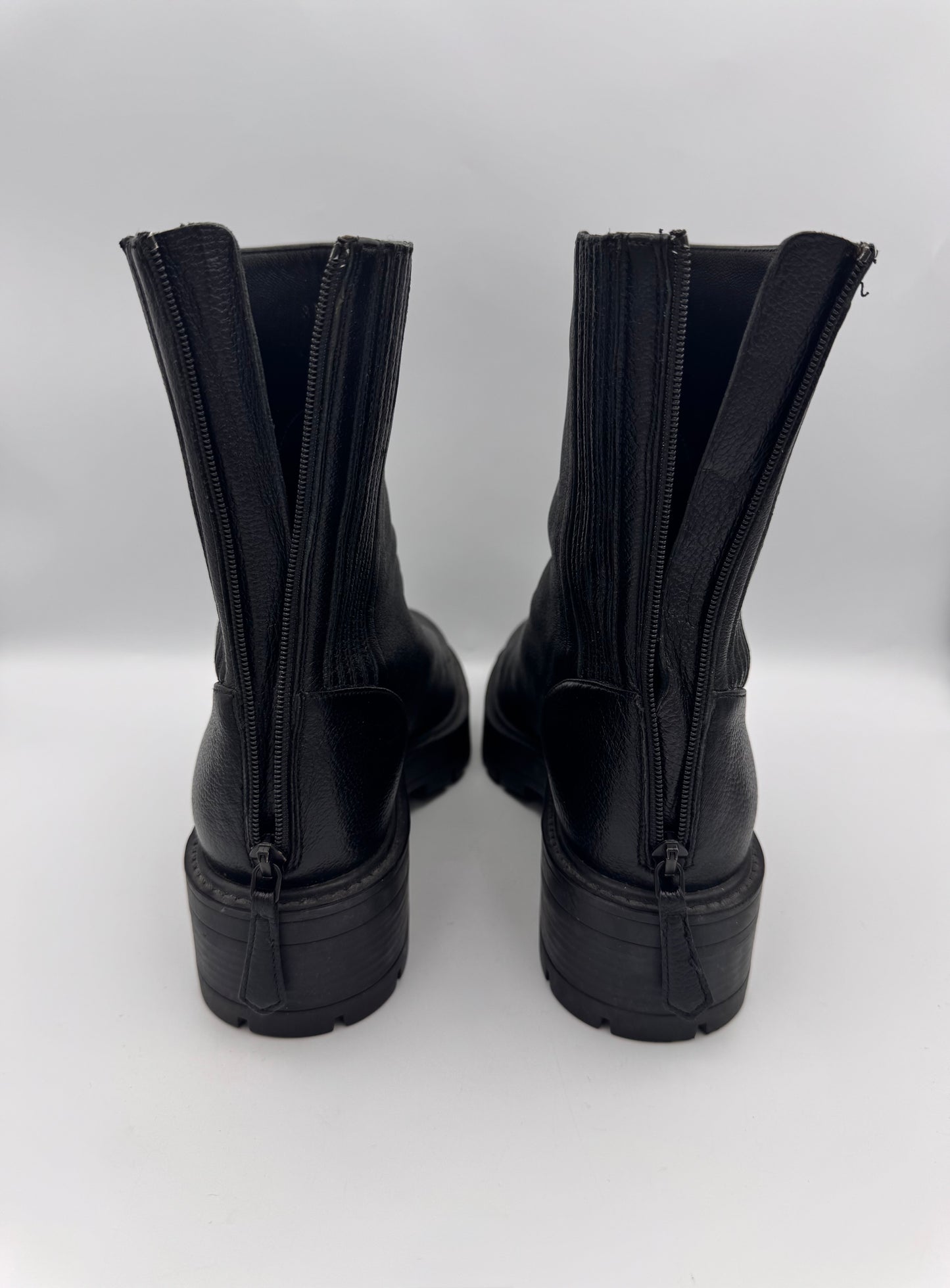 AQUAZZURA Black Chunky Boots Size 38