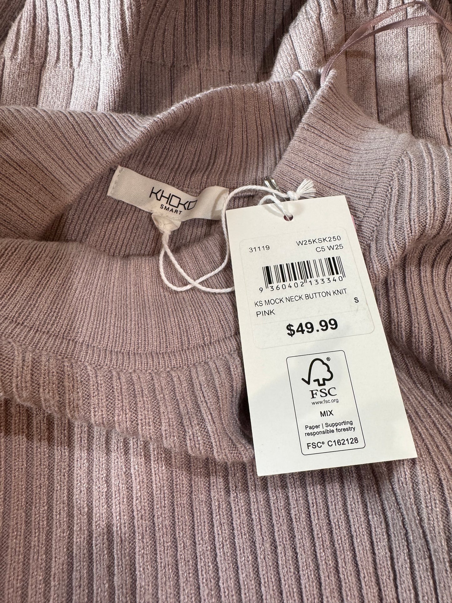 Kholo Lilac Knit Top - size S