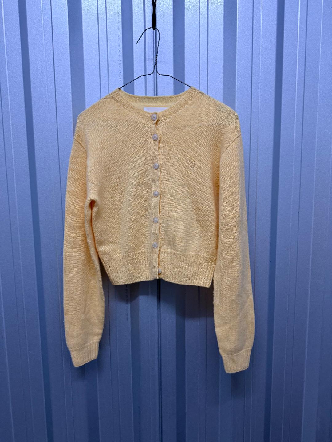 Yellow Viktoria & Woods Yellow Cardigan - size XS Size