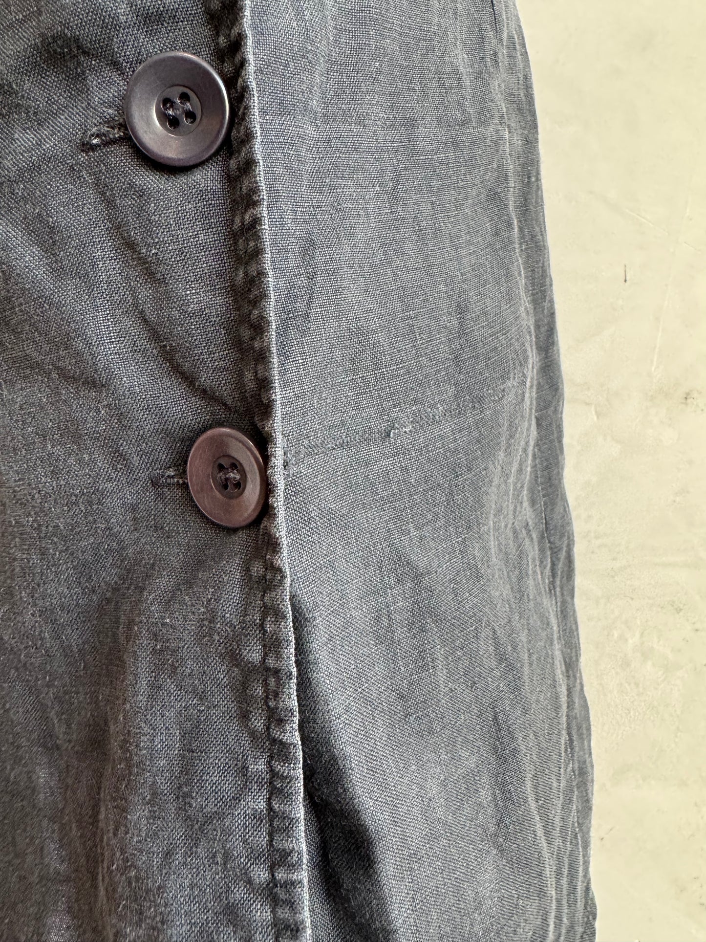 Vintage Country Road Linen Skirt - size 8