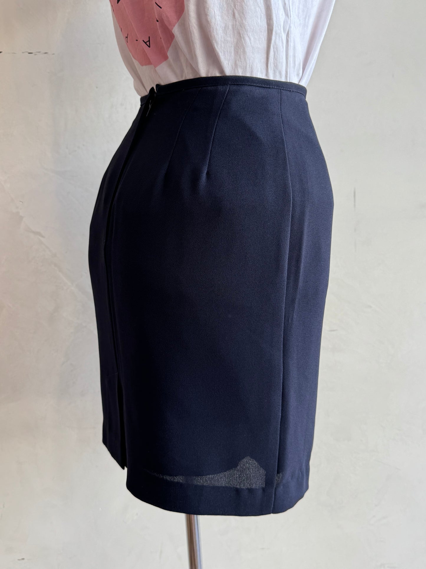 Vintage Table Eight Navy Mini Skirt - size XS