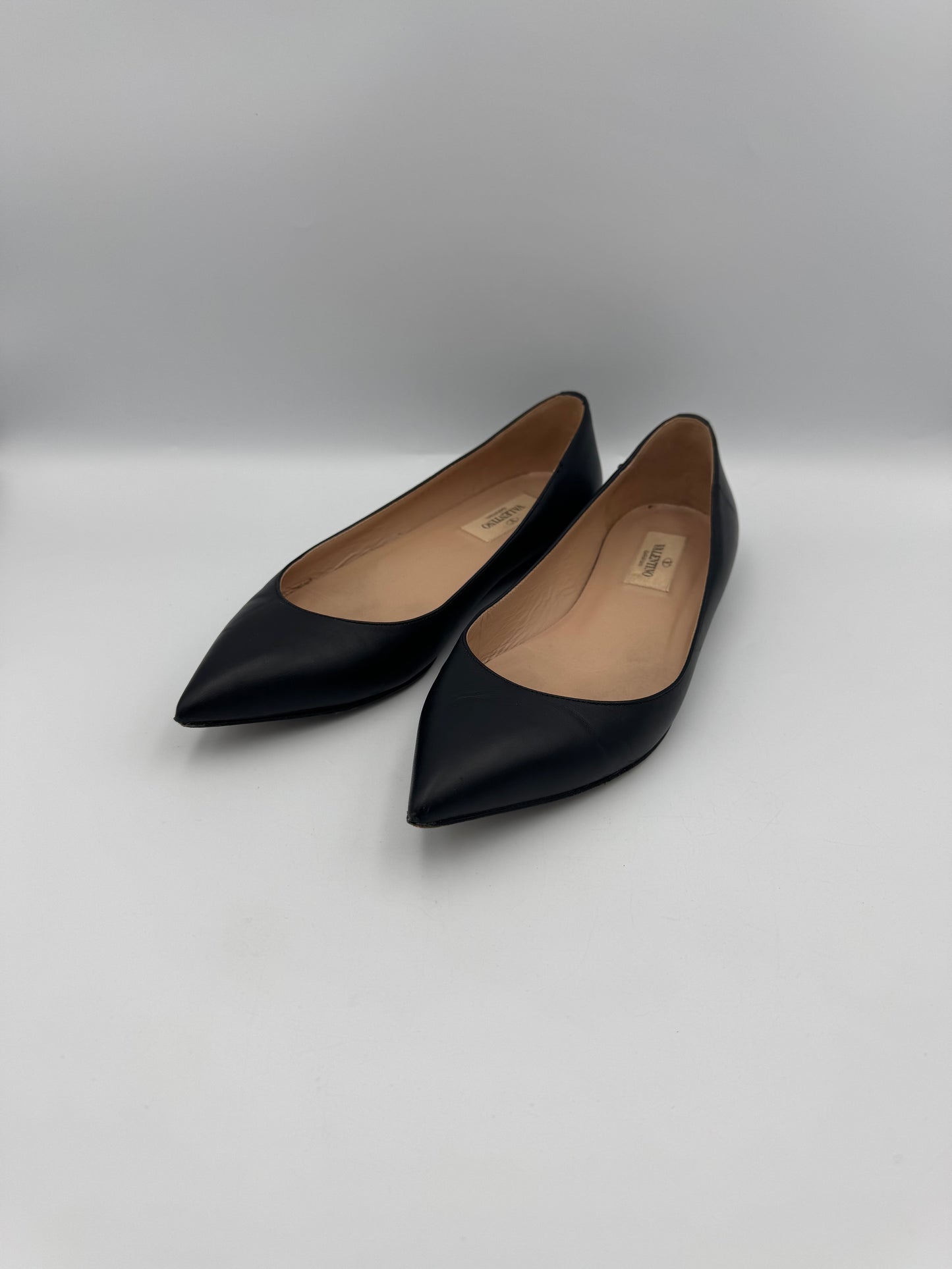 Valentino Black Ballet Flats Size 37