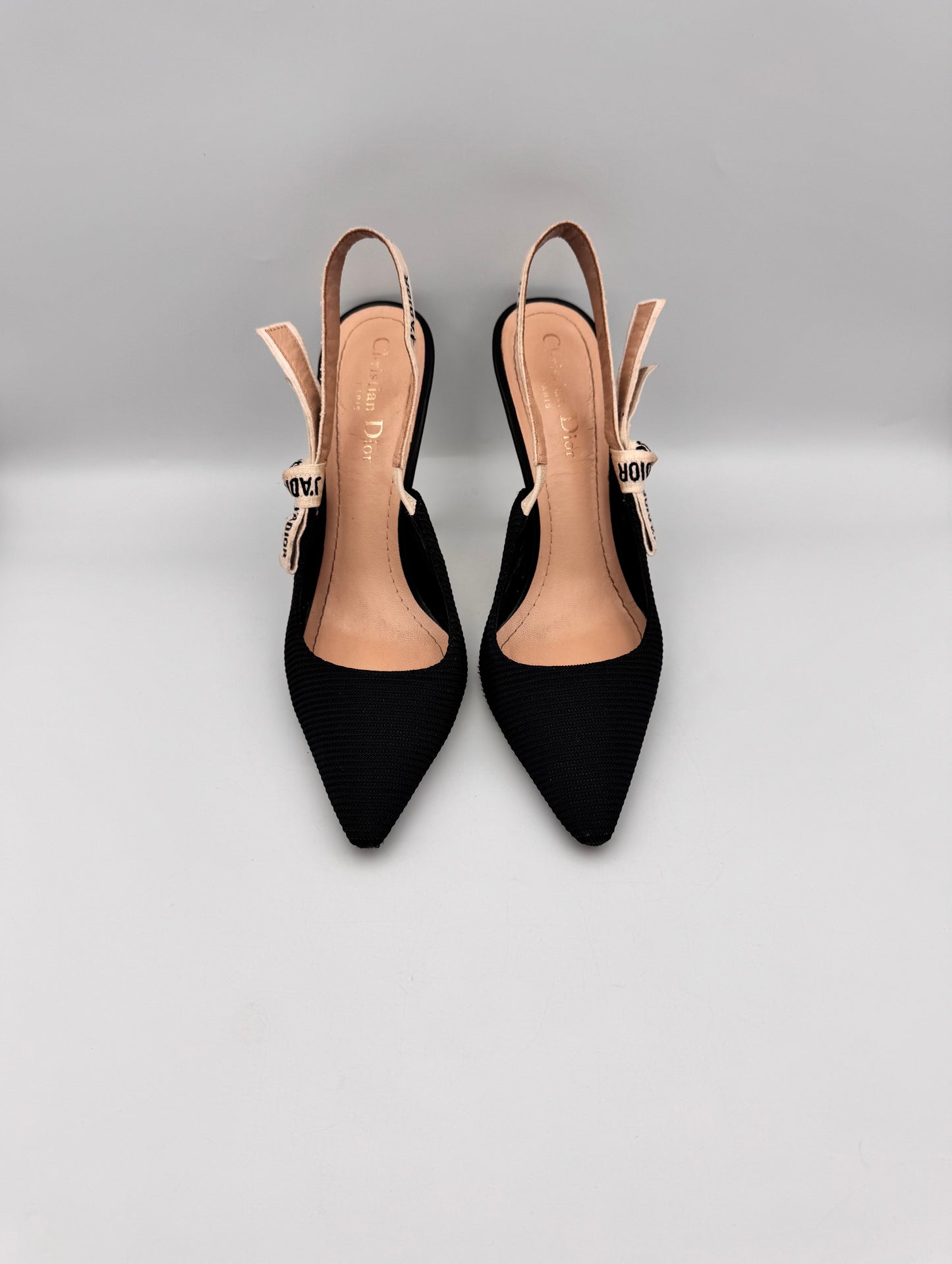 Dior Black Slingback Heel Size 39.5