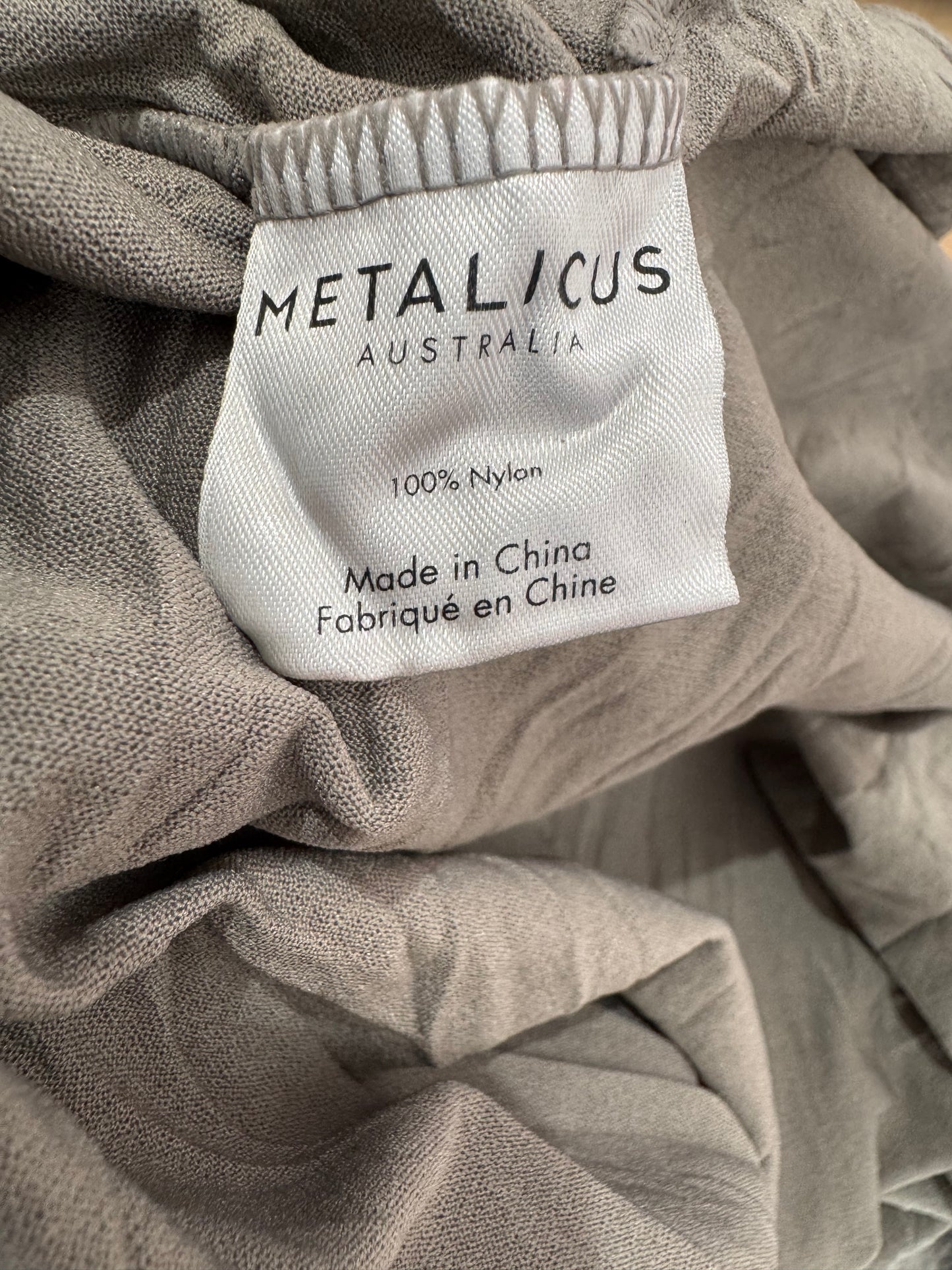 Metalicus olive sleeveless dress - size S