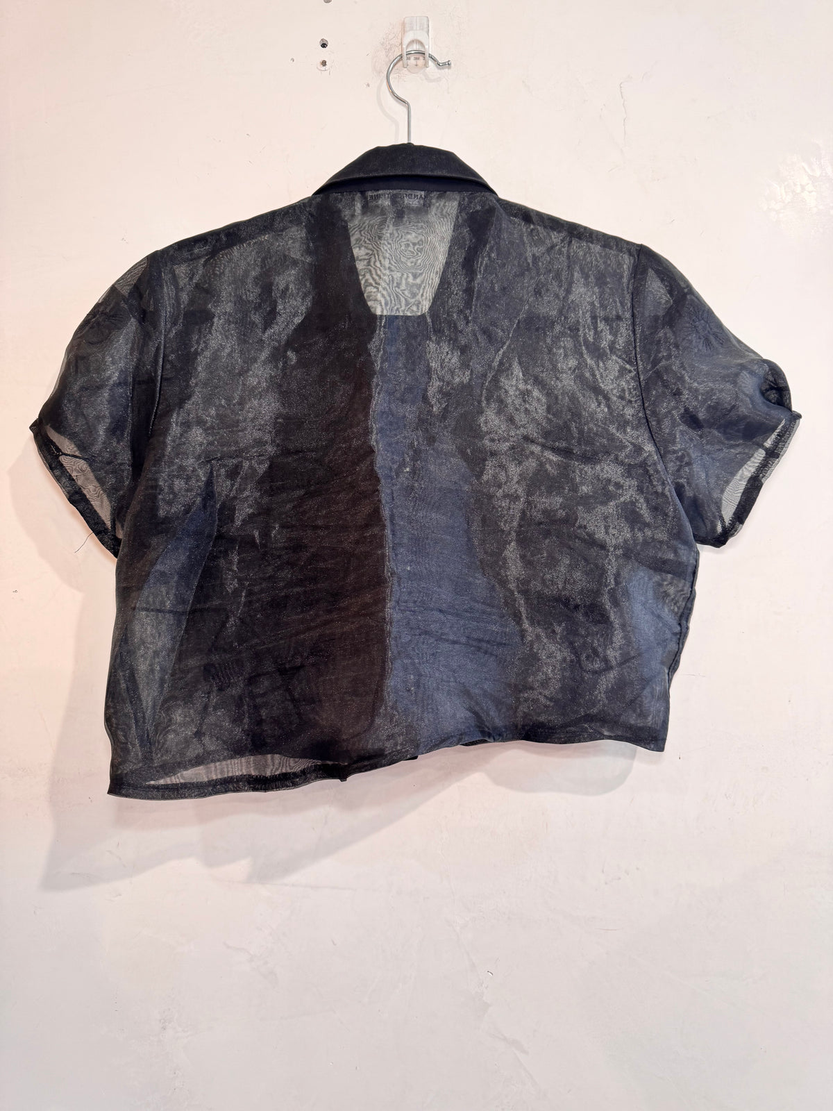 Upcycled Sandra Steiner semi Sheer Top - size M