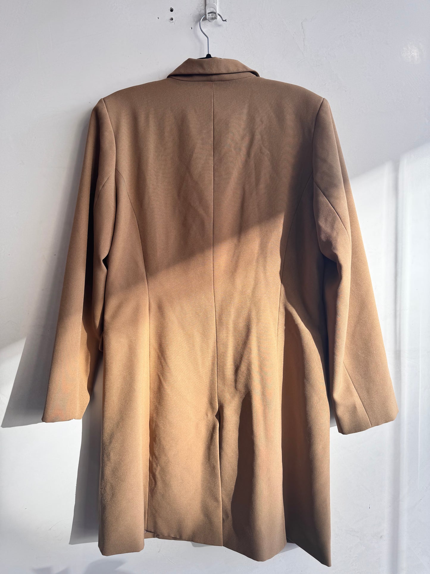 Vintage Chain Reaction beige Long Blazer - size 12
