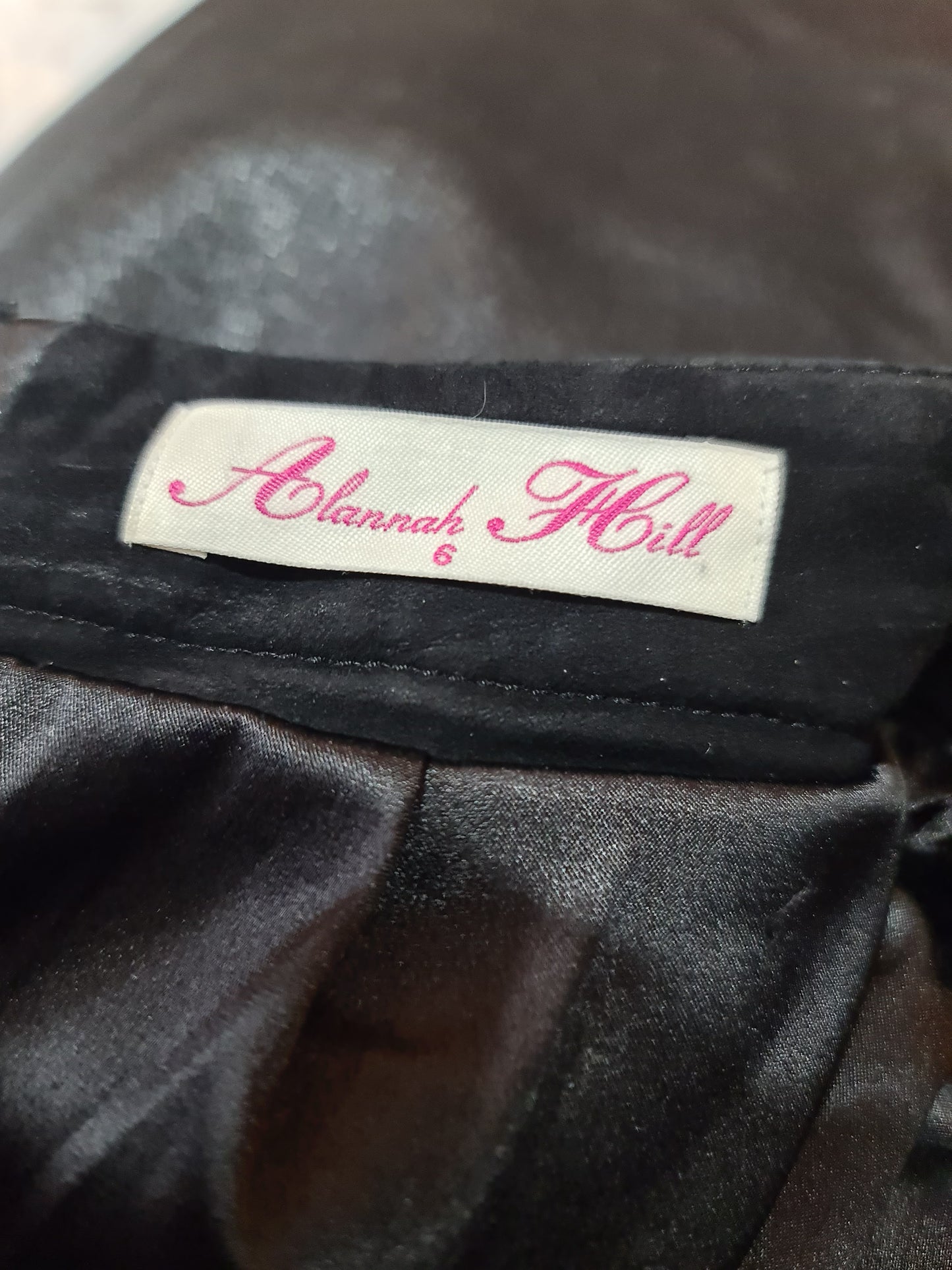 Vintage Alannah Hill Leather Skirt - size XS