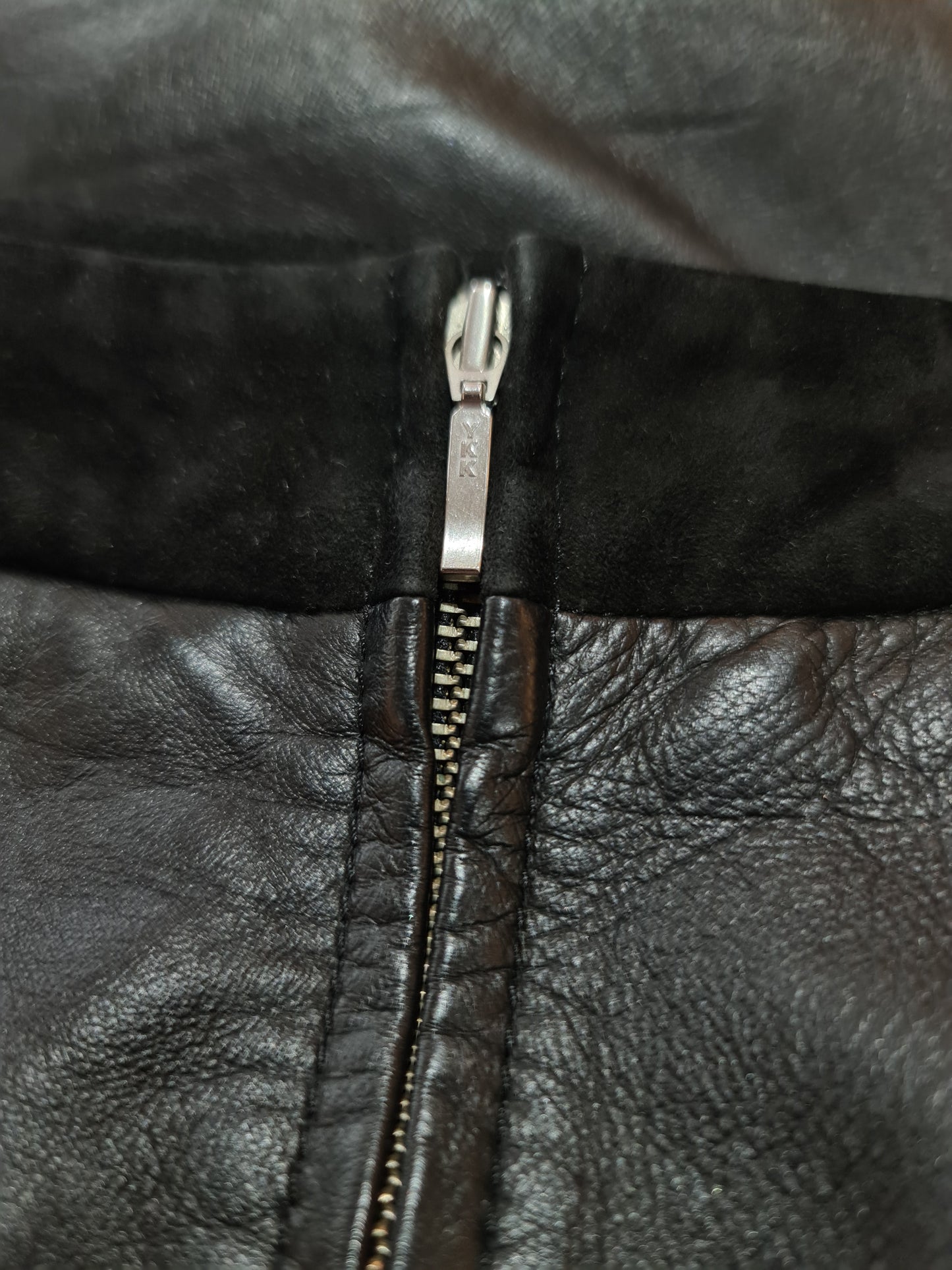 Vintage Alannah Hill Leather Skirt - size XS