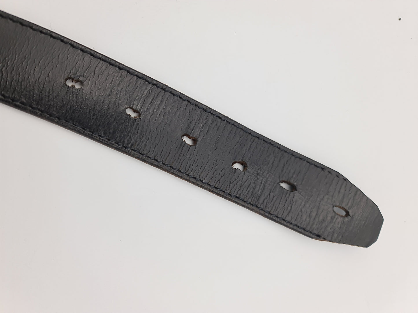 Toad Leather Black Belt - size L/XL