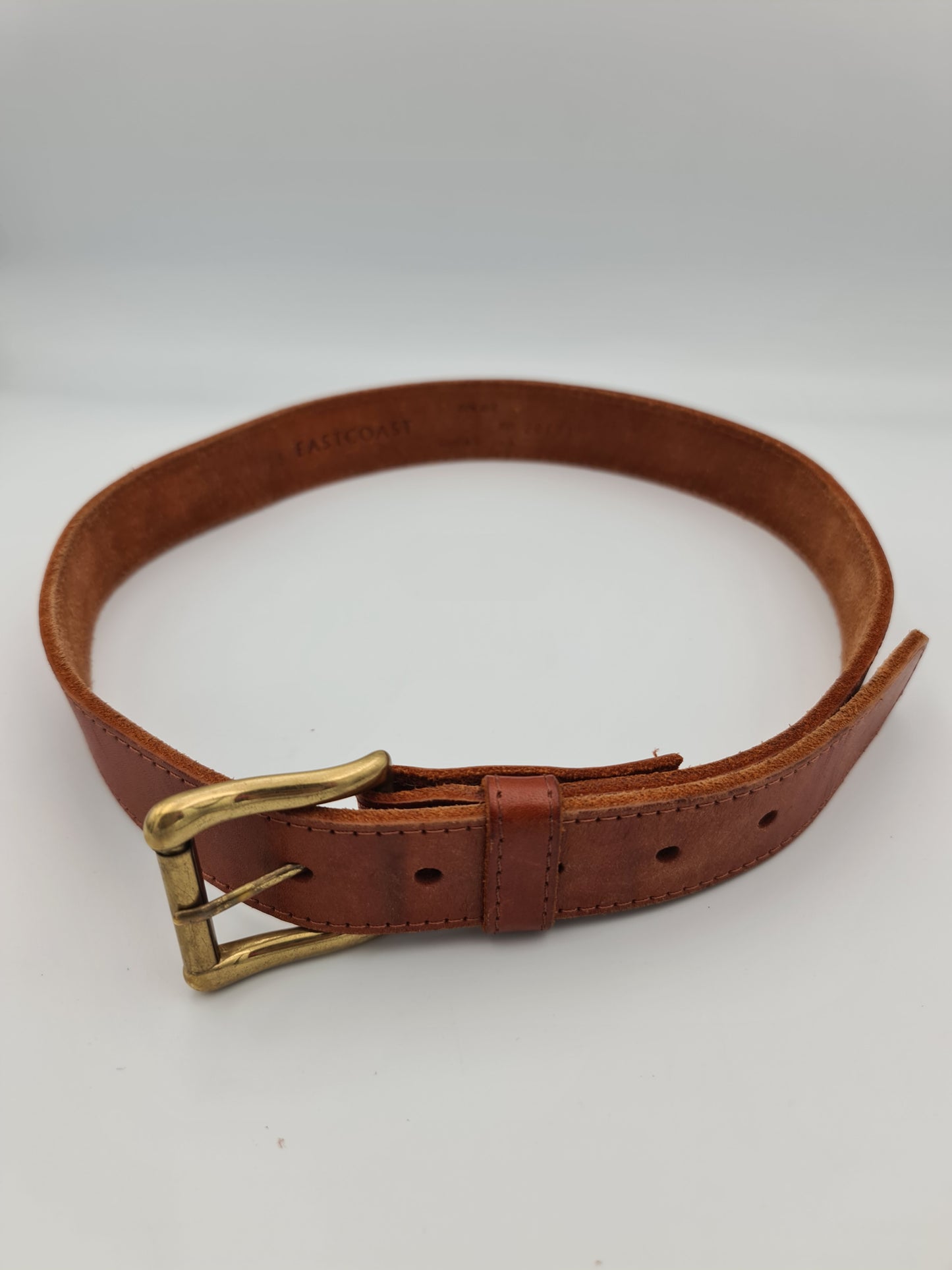 East Coast Tan Leather Belt - Size S