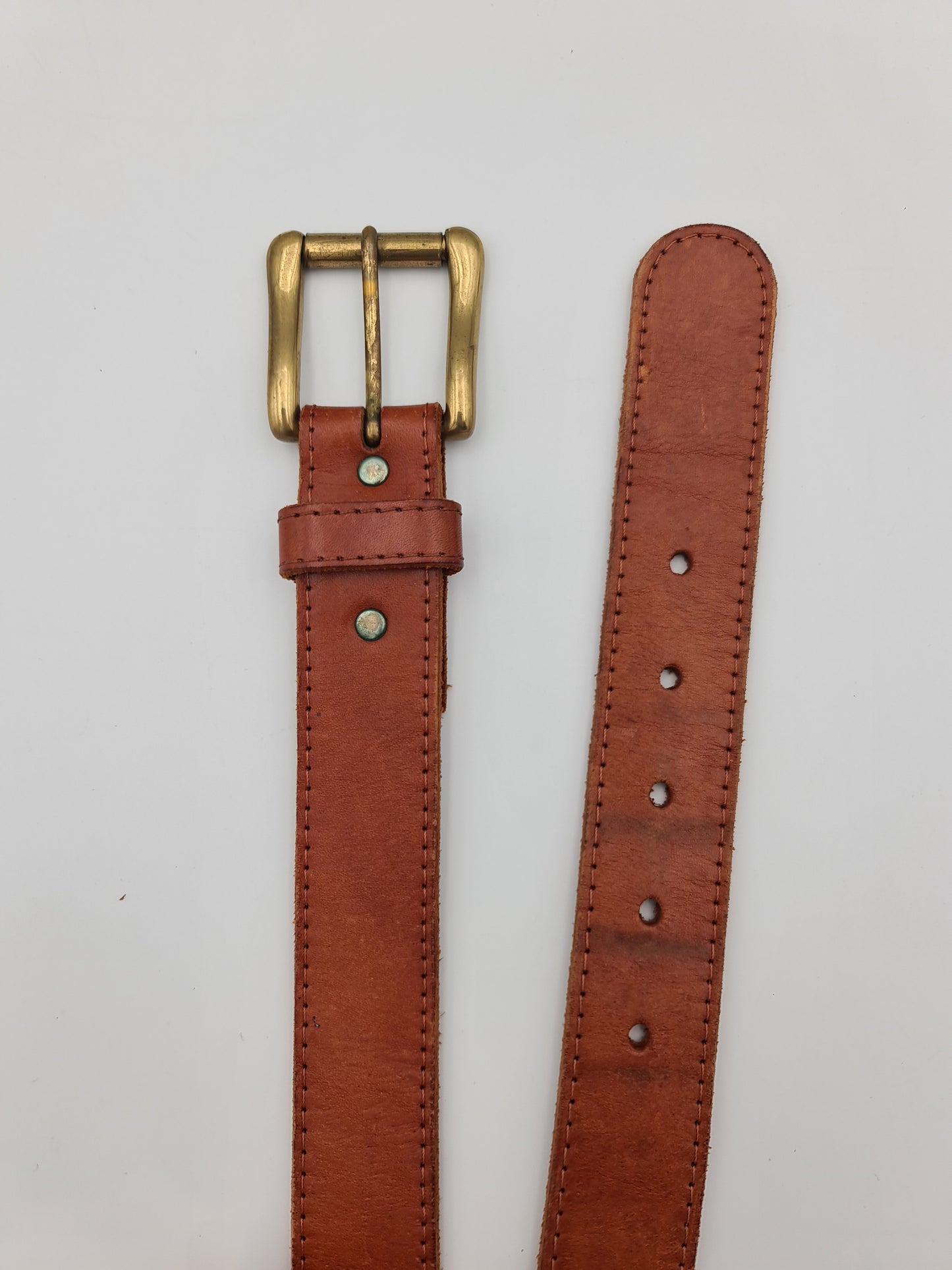 East Coast Tan Leather Belt - Size S
