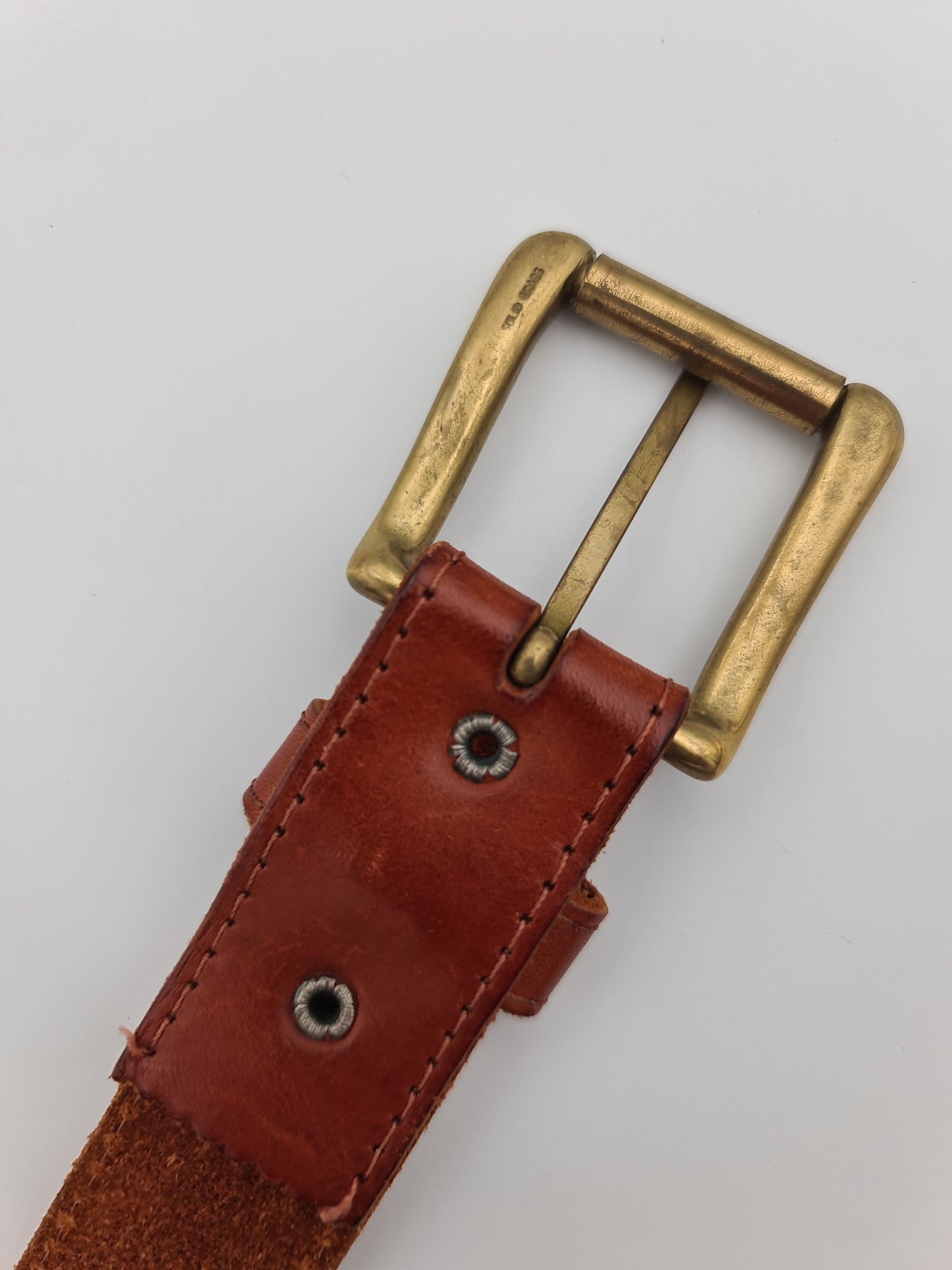 East Coast Tan Leather Belt - Size S