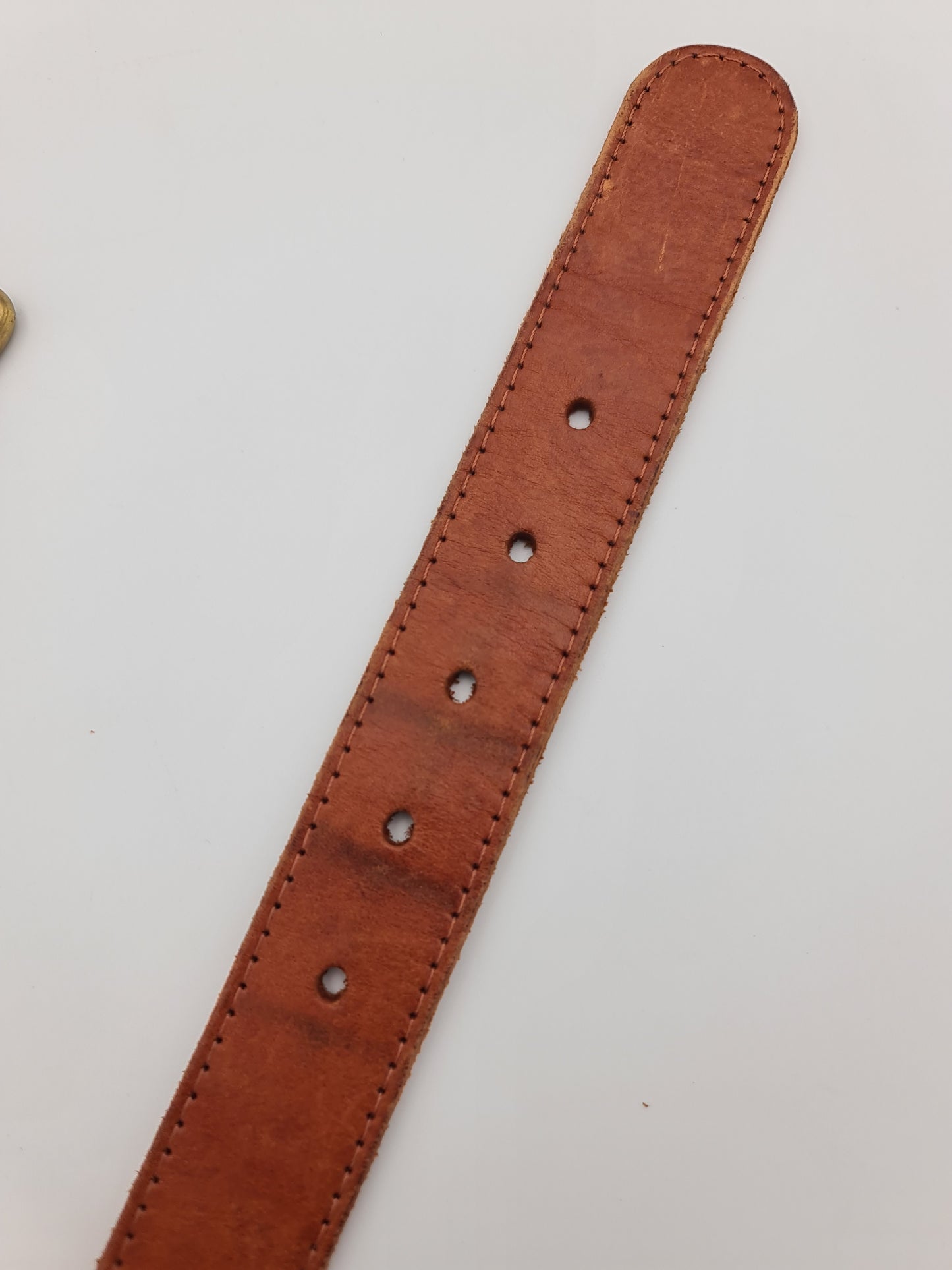 East Coast Tan Leather Belt - Size S
