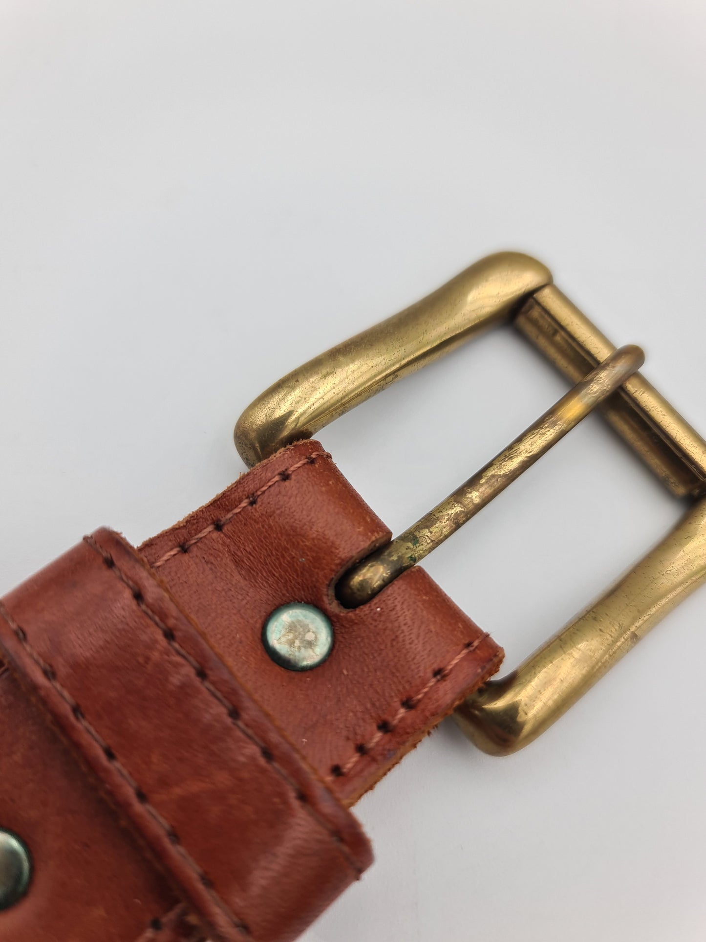 East Coast Tan Leather Belt - Size S