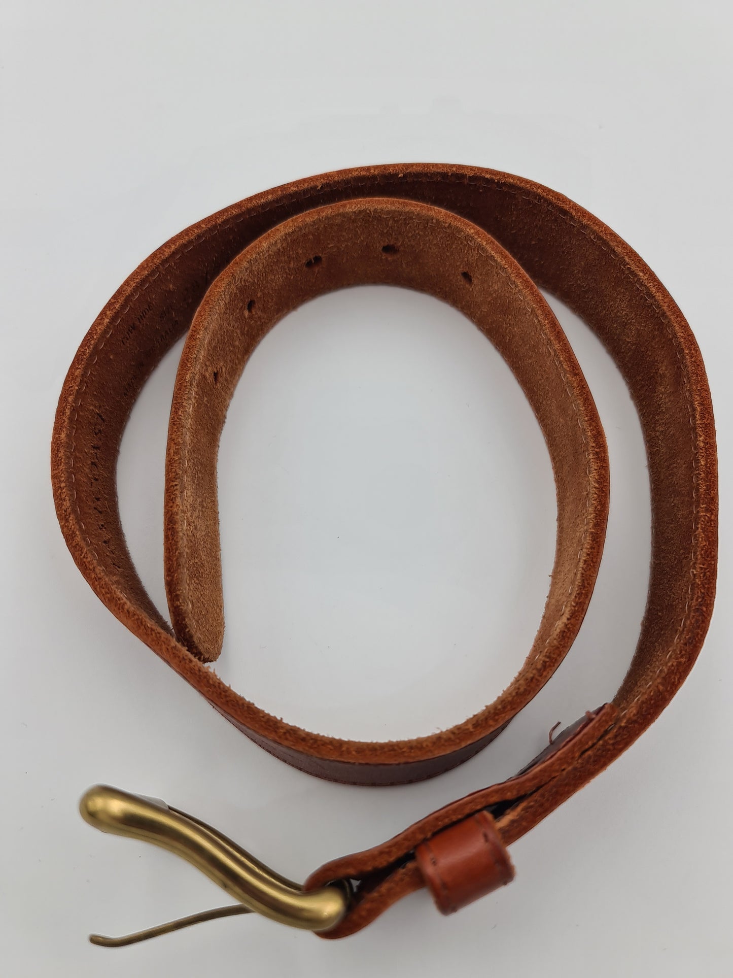 East Coast Tan Leather Belt - Size S