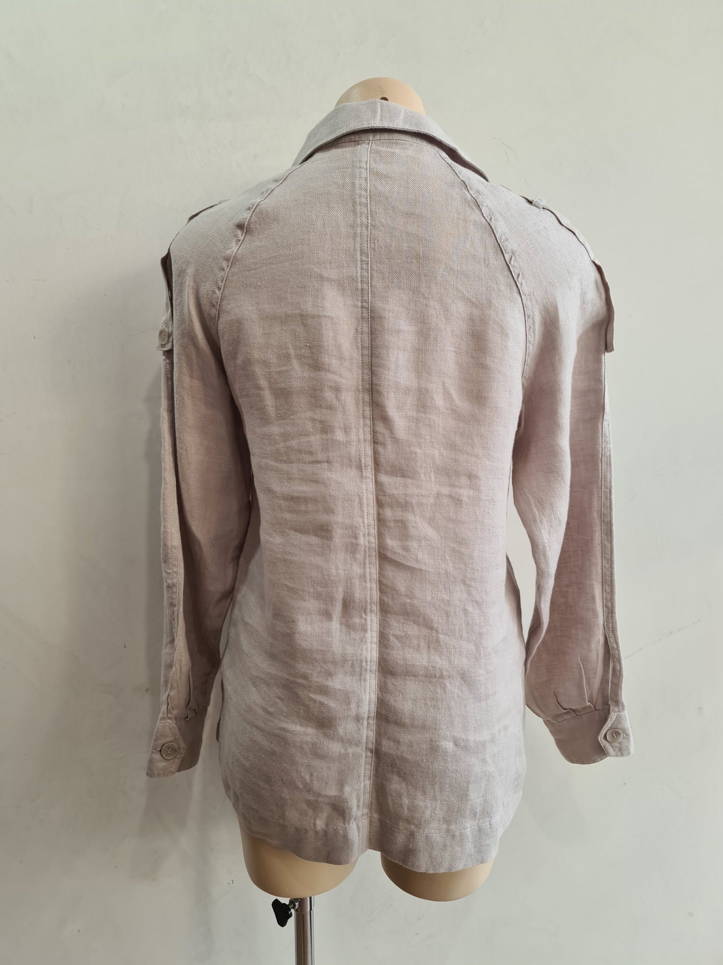 Country Road Oat linen Shirt - size 6